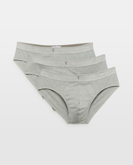 Imagem 0 de Pack de 3 Unid. de Slips Fechados em Algodão-Elastano