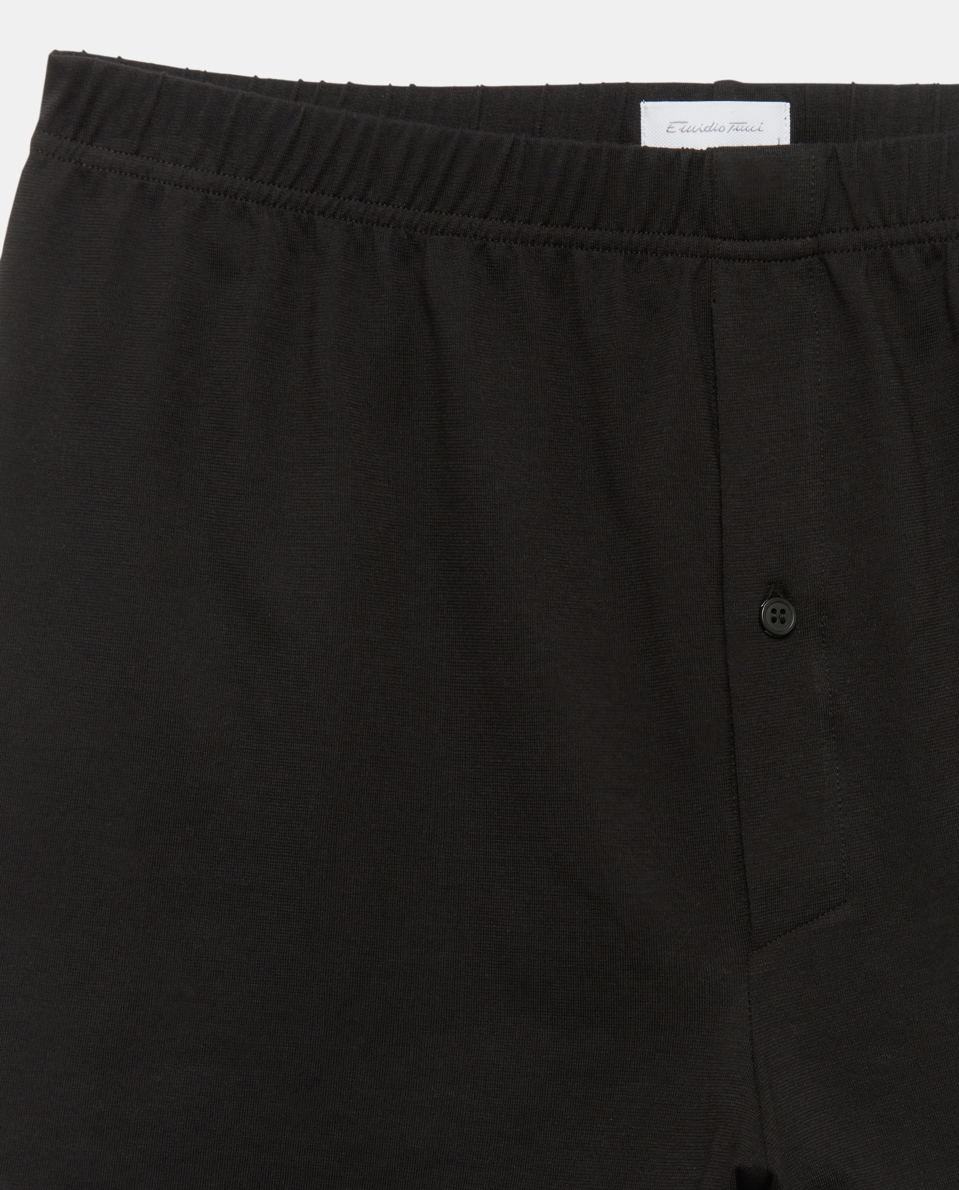 Boxers de Algodão com Botão Preto-3