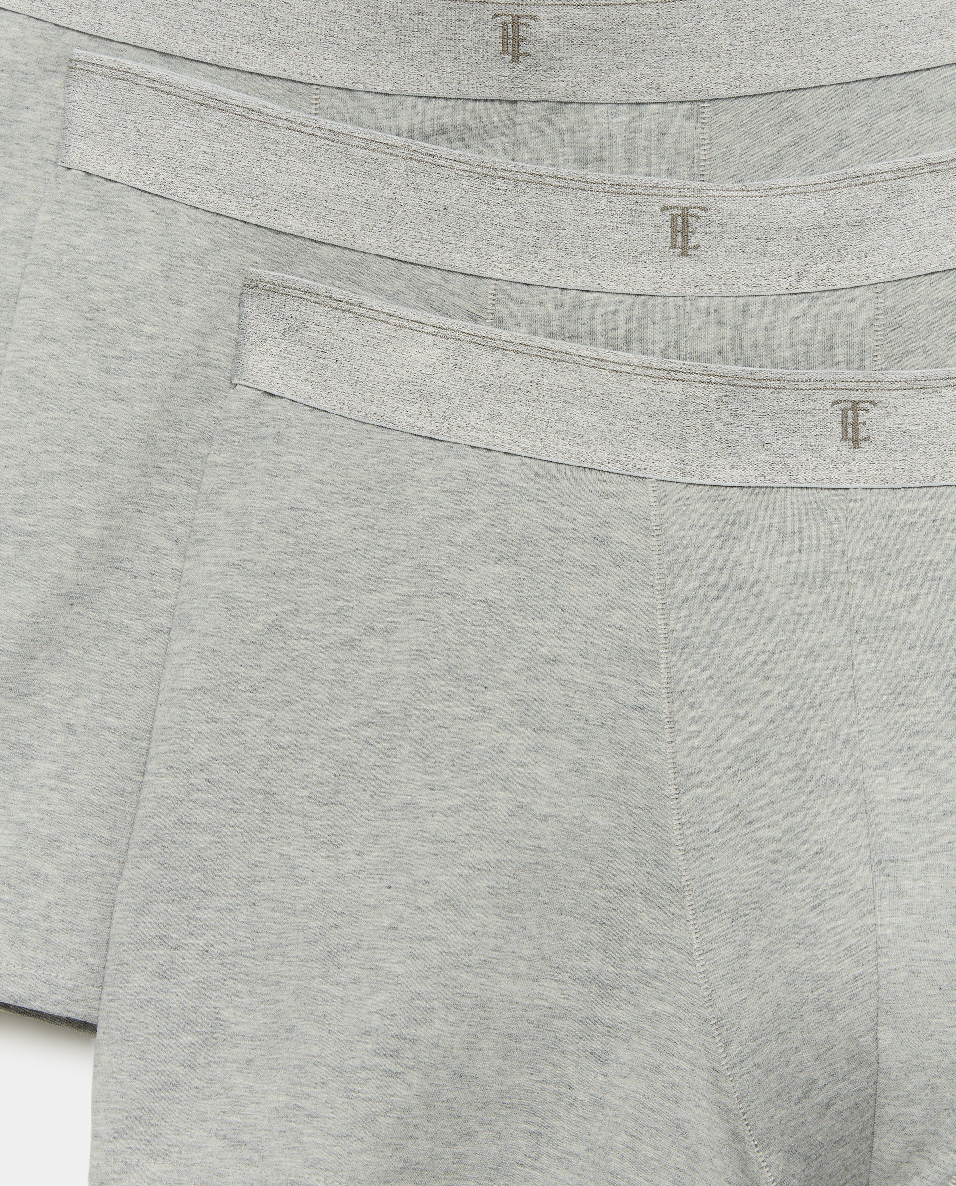 Pack de 3 Unid. de Boxers de Algodão-Elastano Cinzento-3