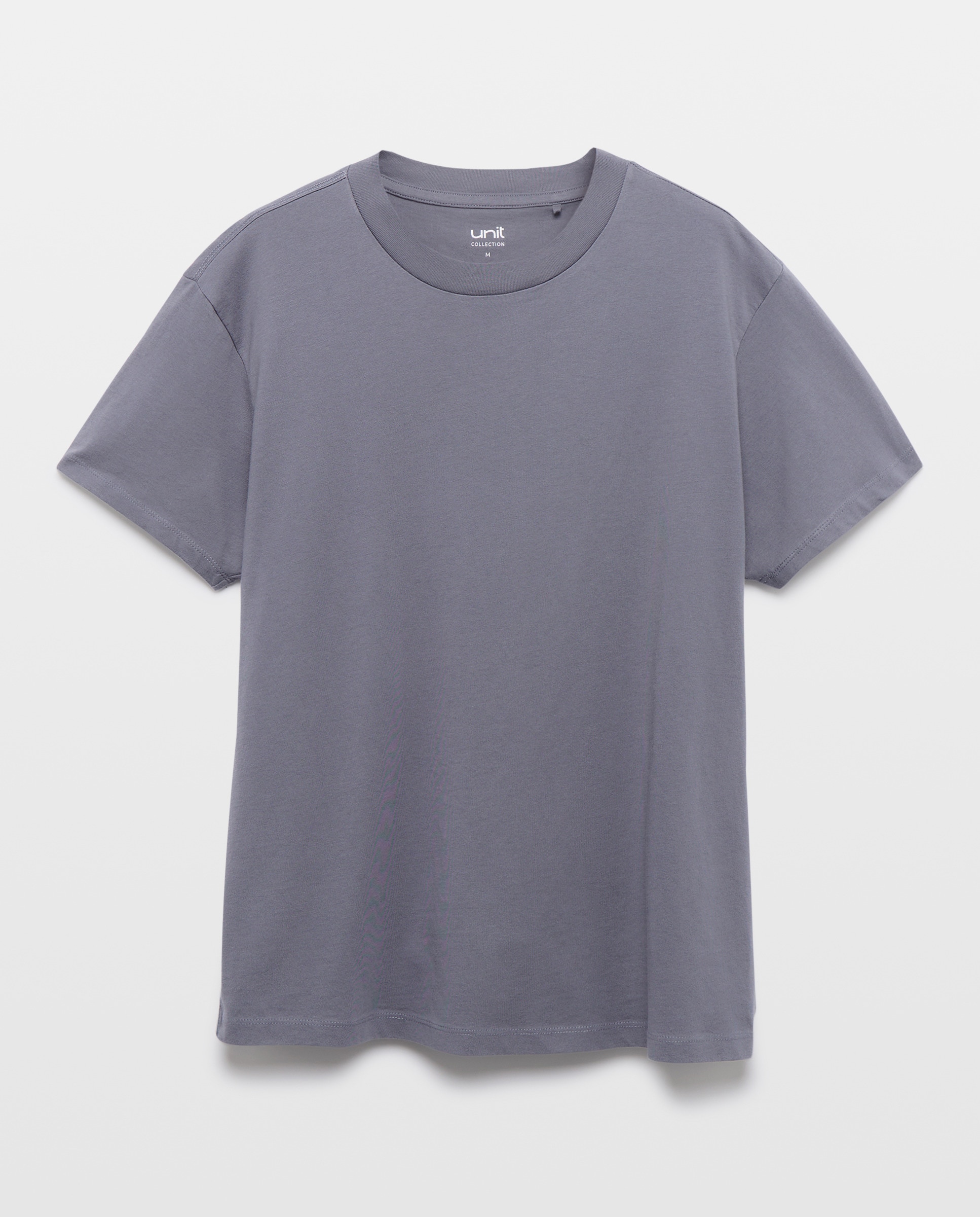 Camiseta de hombre manga corta cuello caja lisa 510 Verde claro-4