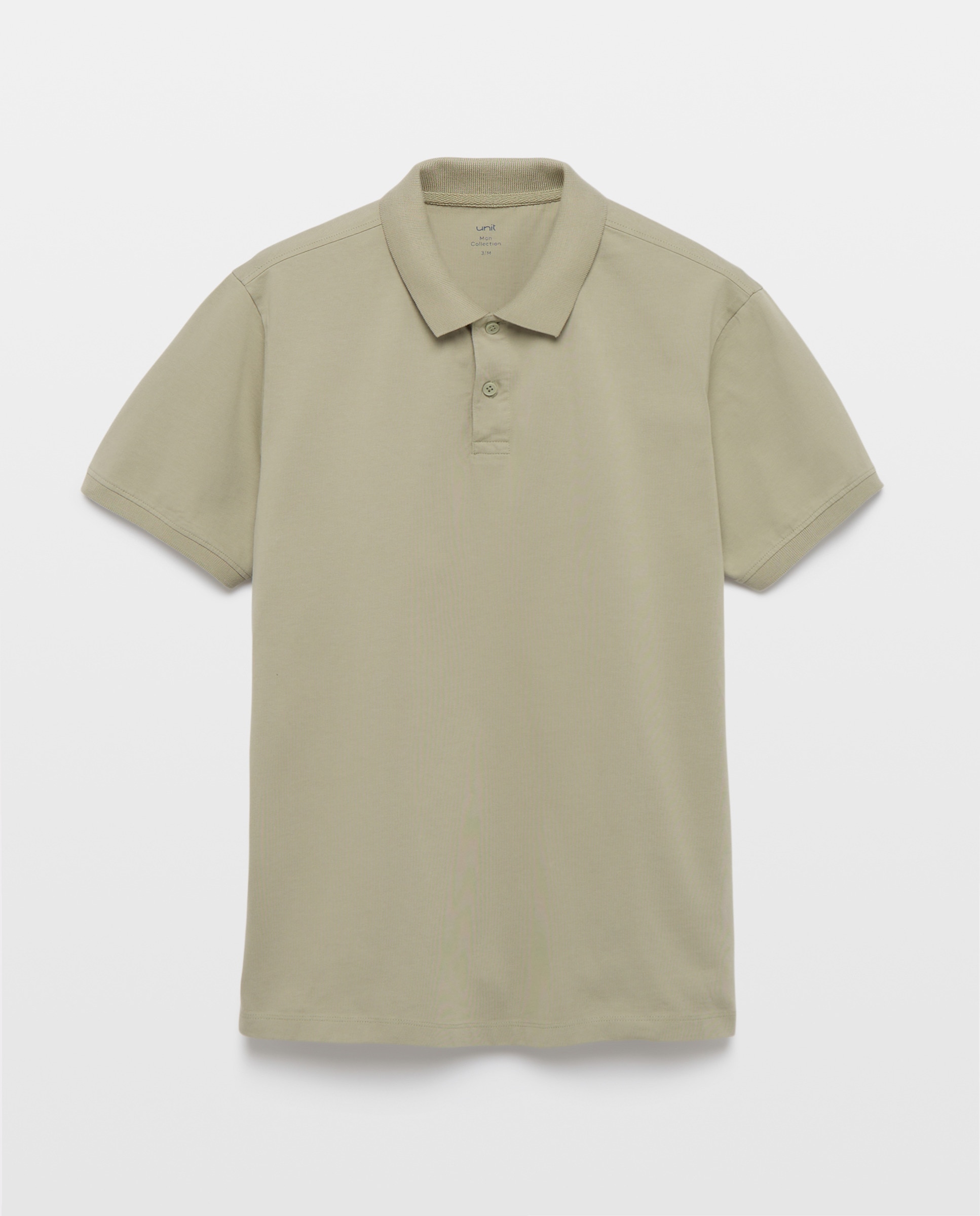Polo manga corta jersey lavado Verde-4