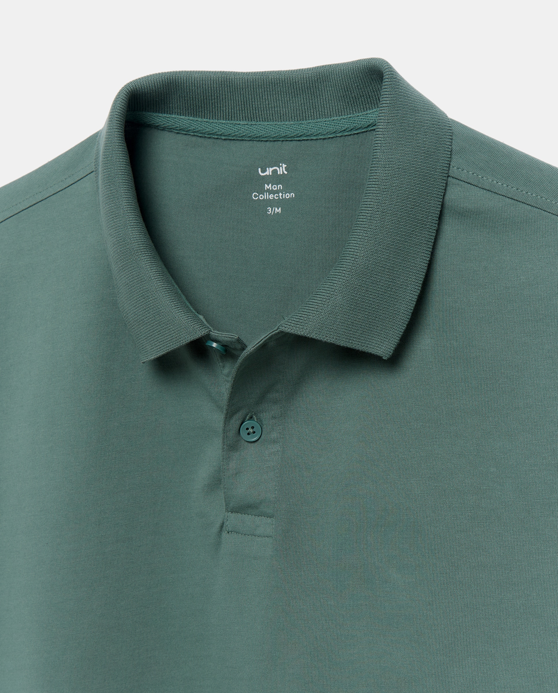 Polo manga corta jersey lavado 520 Kaki-5