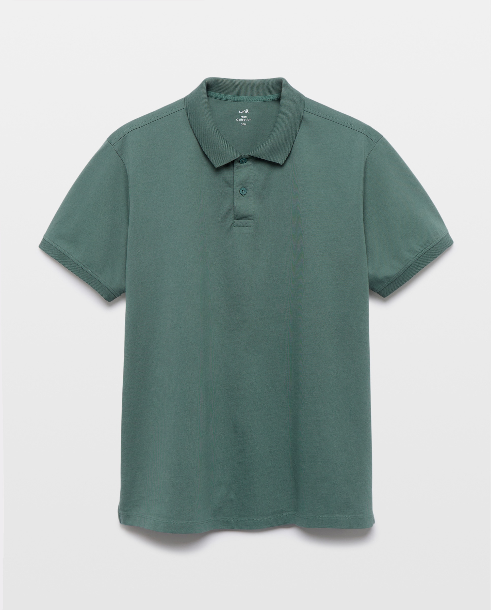Polo manga corta jersey lavado 520 Kaki-4