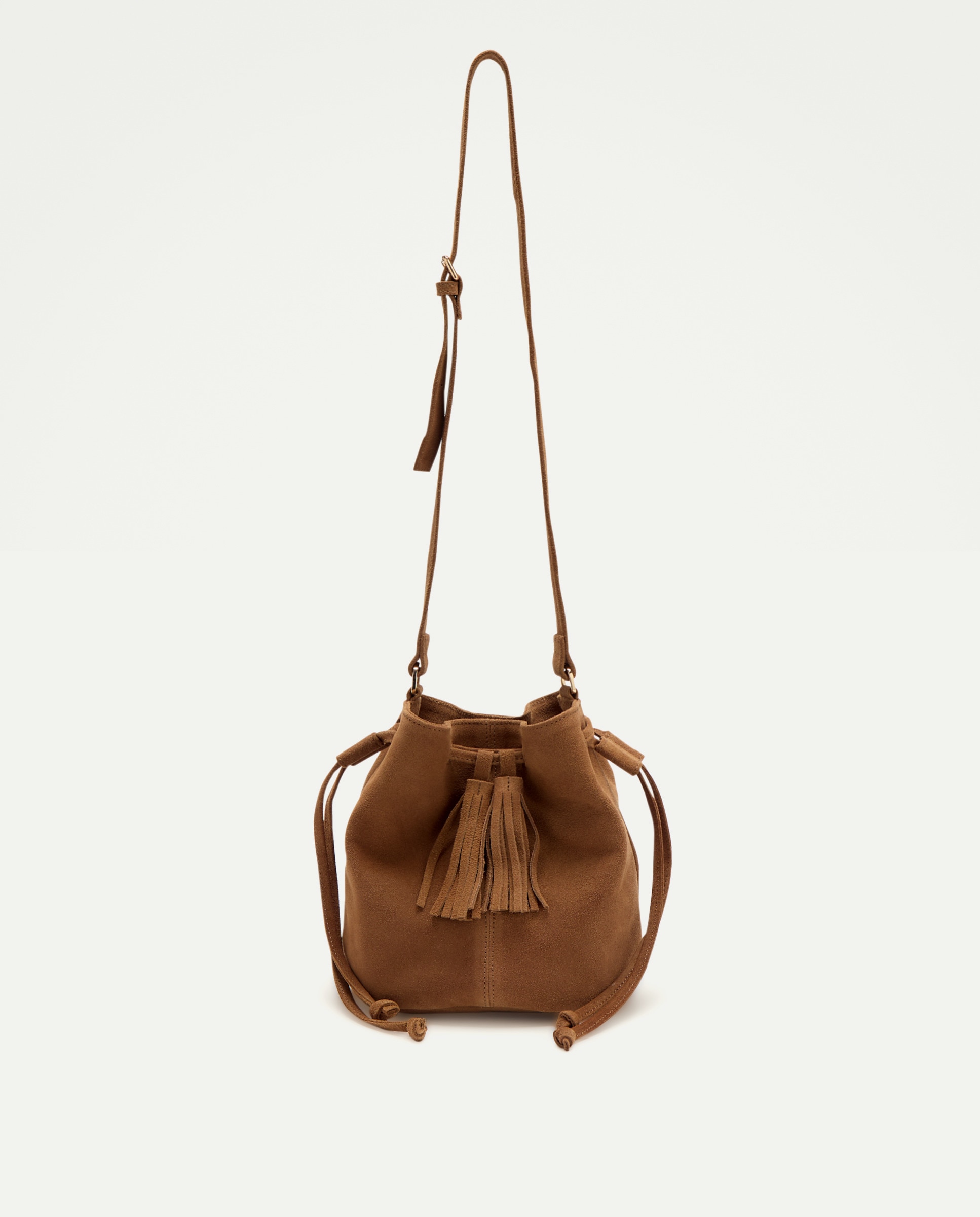 Bolso mujer saco piel Marrón-1
