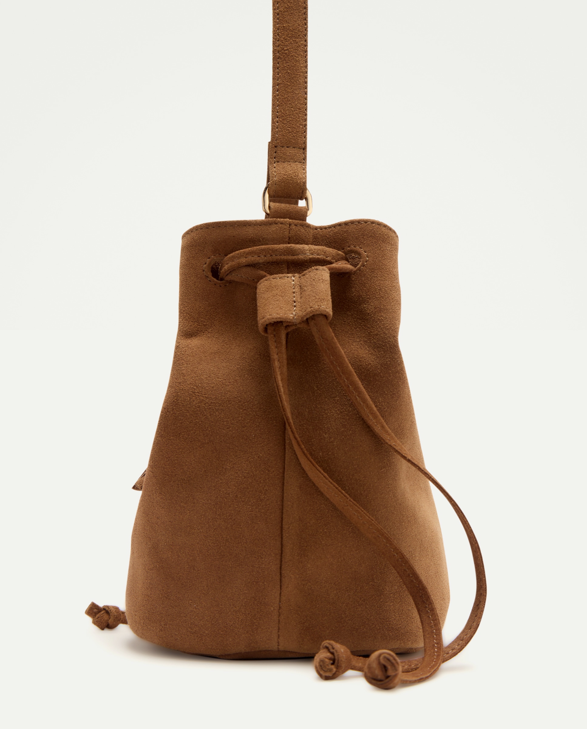 Bolso mujer saco piel Marrón-4