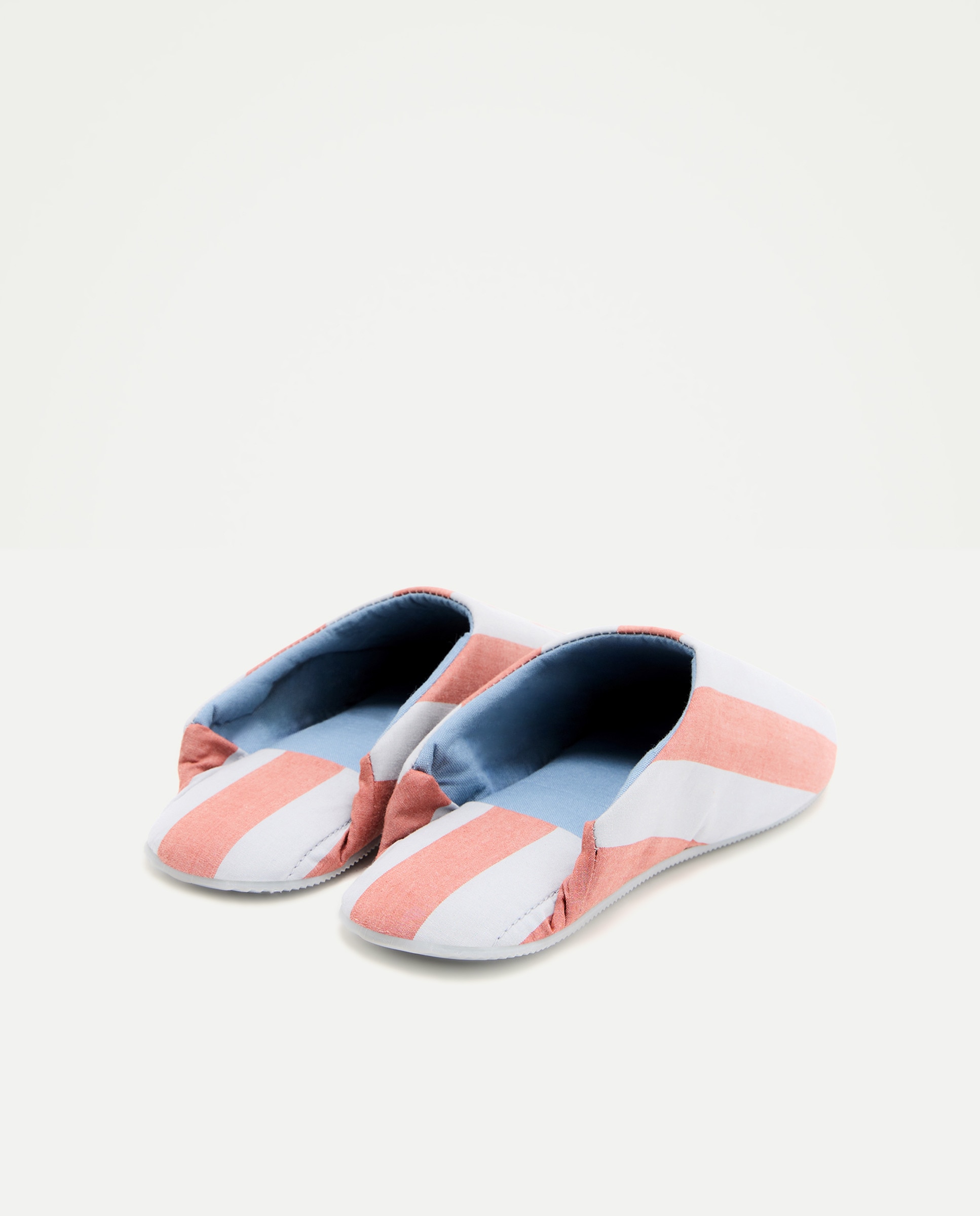 Zapatilla demujer de rayas 660 Naranja-3