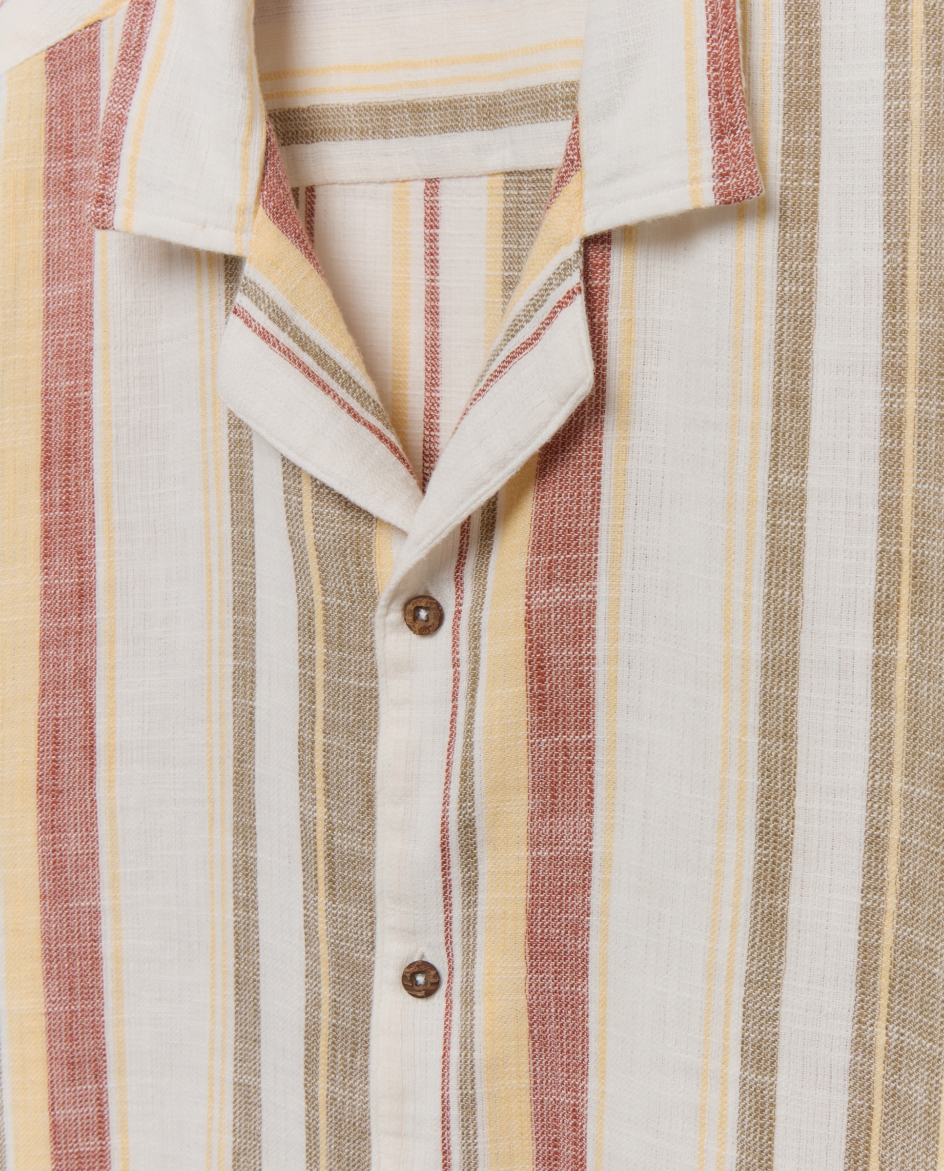 Camisa de Manga Curta Castanho-5