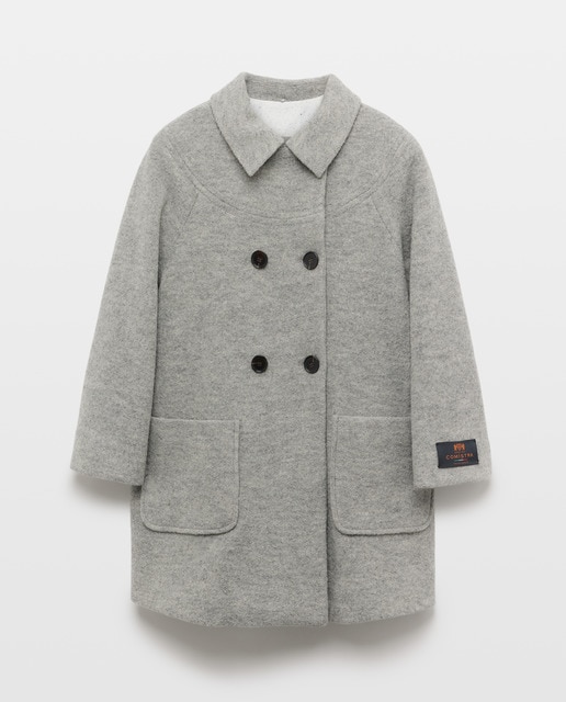 Imagen 0 de Abrigo de lana con doble botón de niña