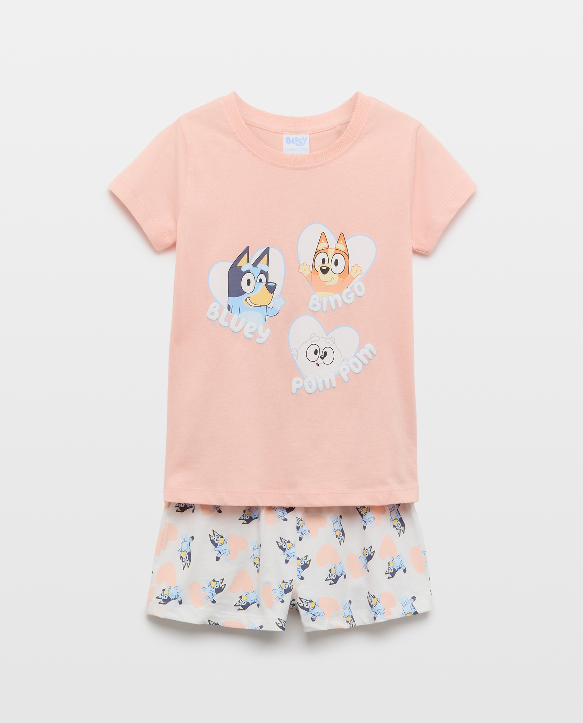 Imagem 0 de Pijama de Malha Curto Bluey