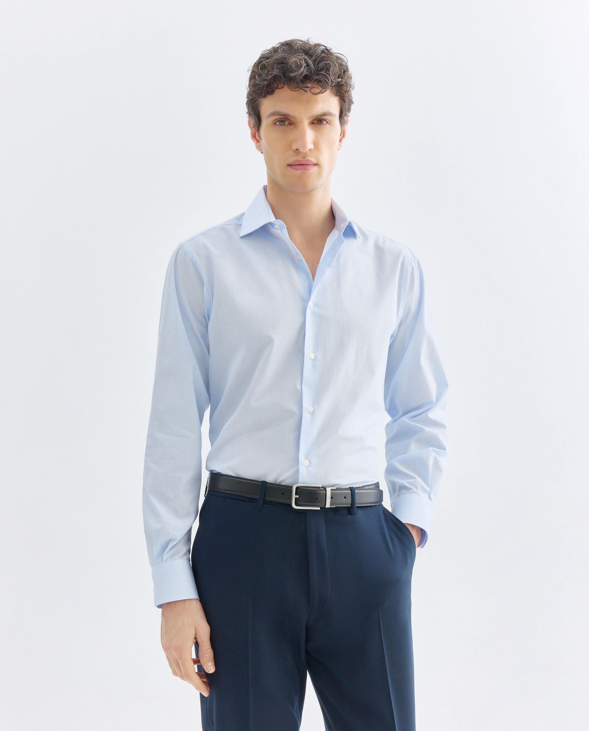 Imagen 0 de Camisa vestir hombre mini cuadro classic fit