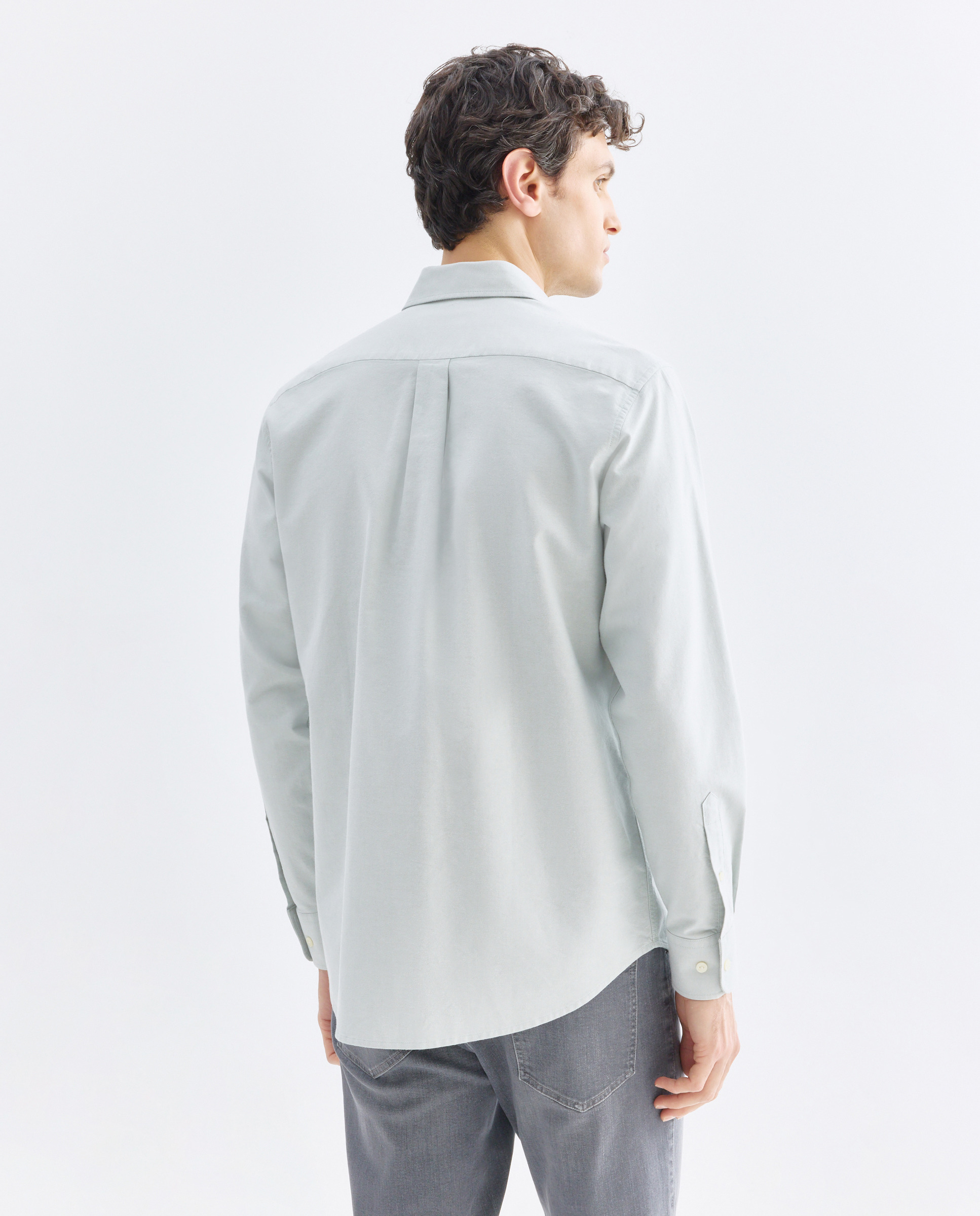 Camisa sport hombre oxford lisa 510 Verde claro-3