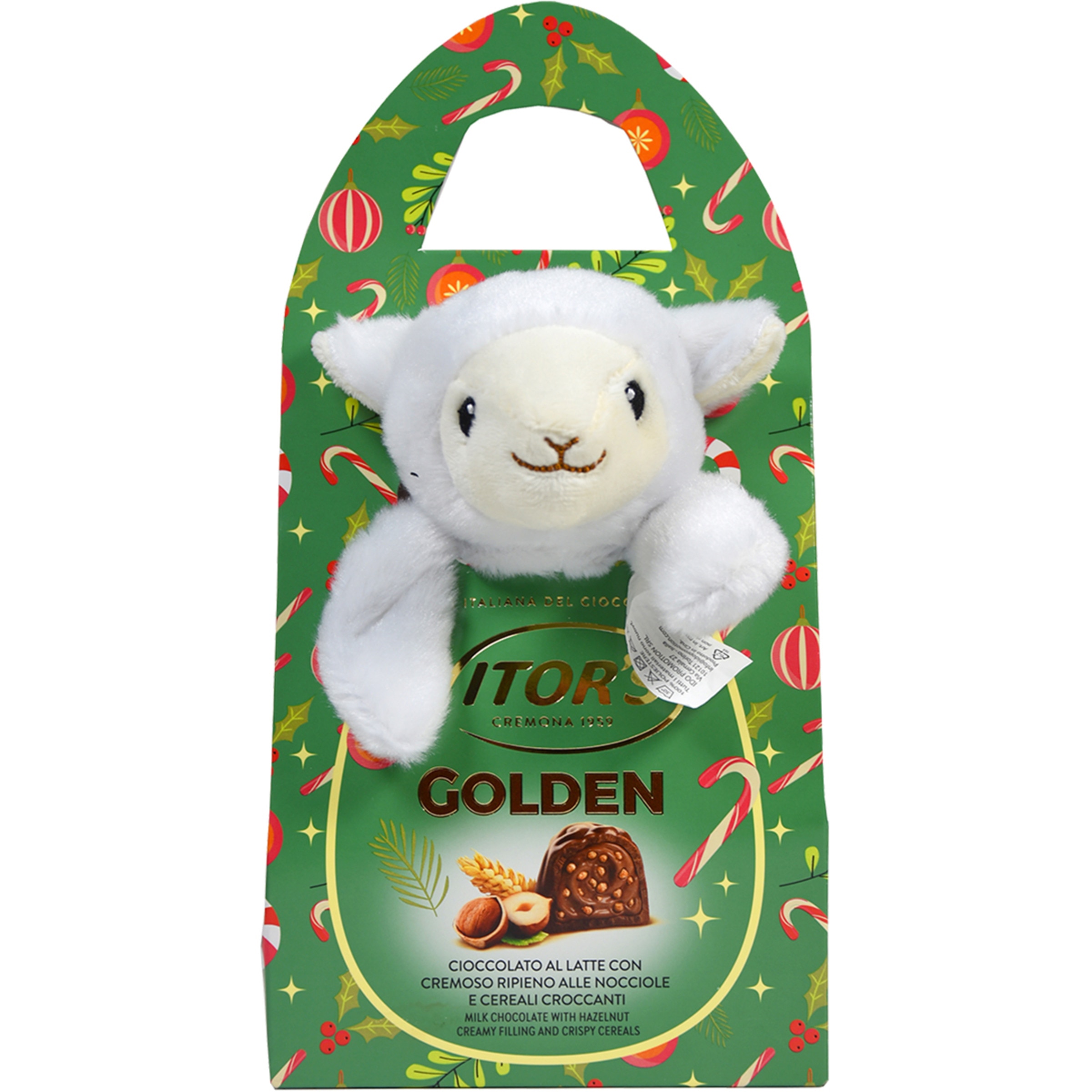 bombones de chocolate con leche rellenos de avellanas y cereales crujientes caja 100 g con peluche con diferentes diseños se surten según existencias