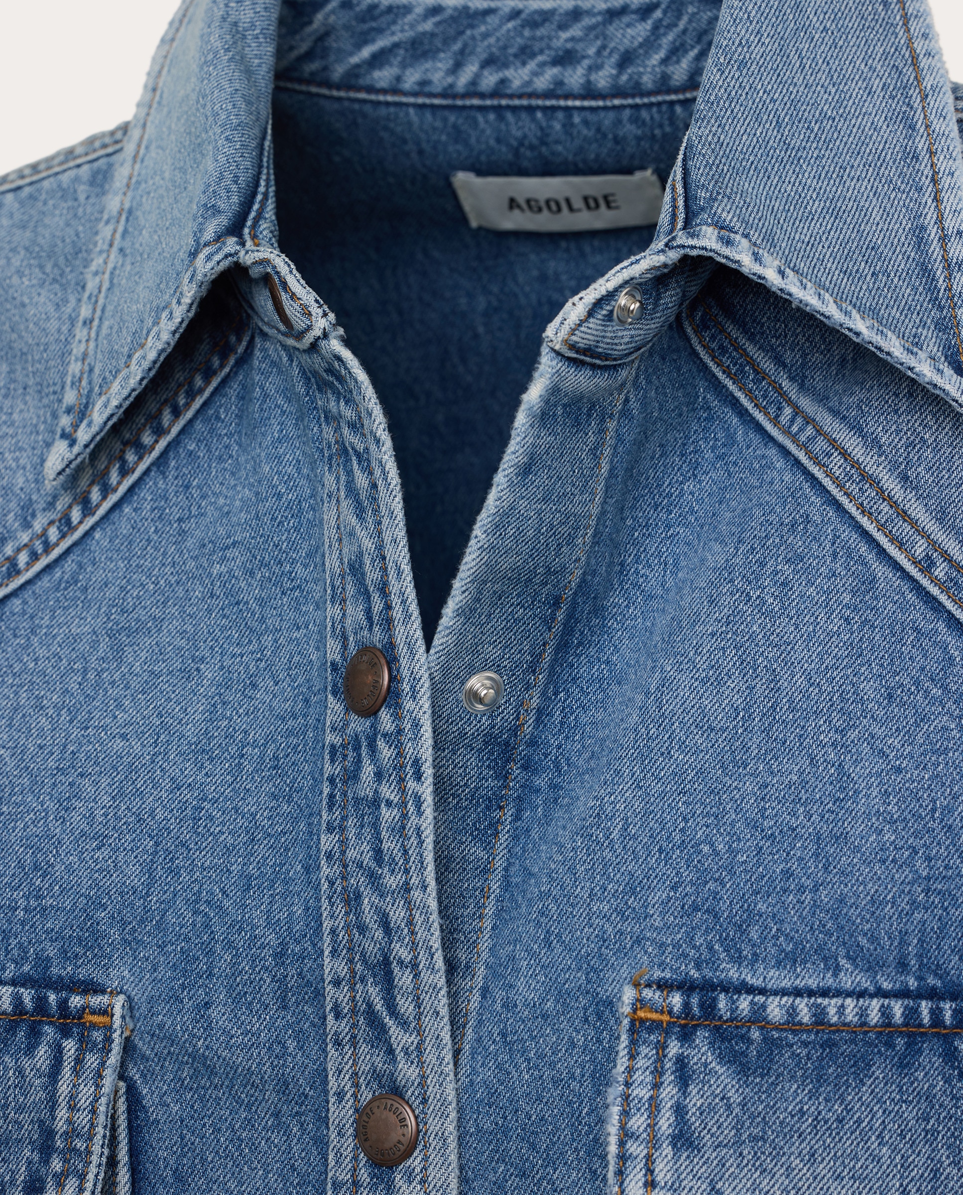 Camisa de Ganga Lotta Azul-5