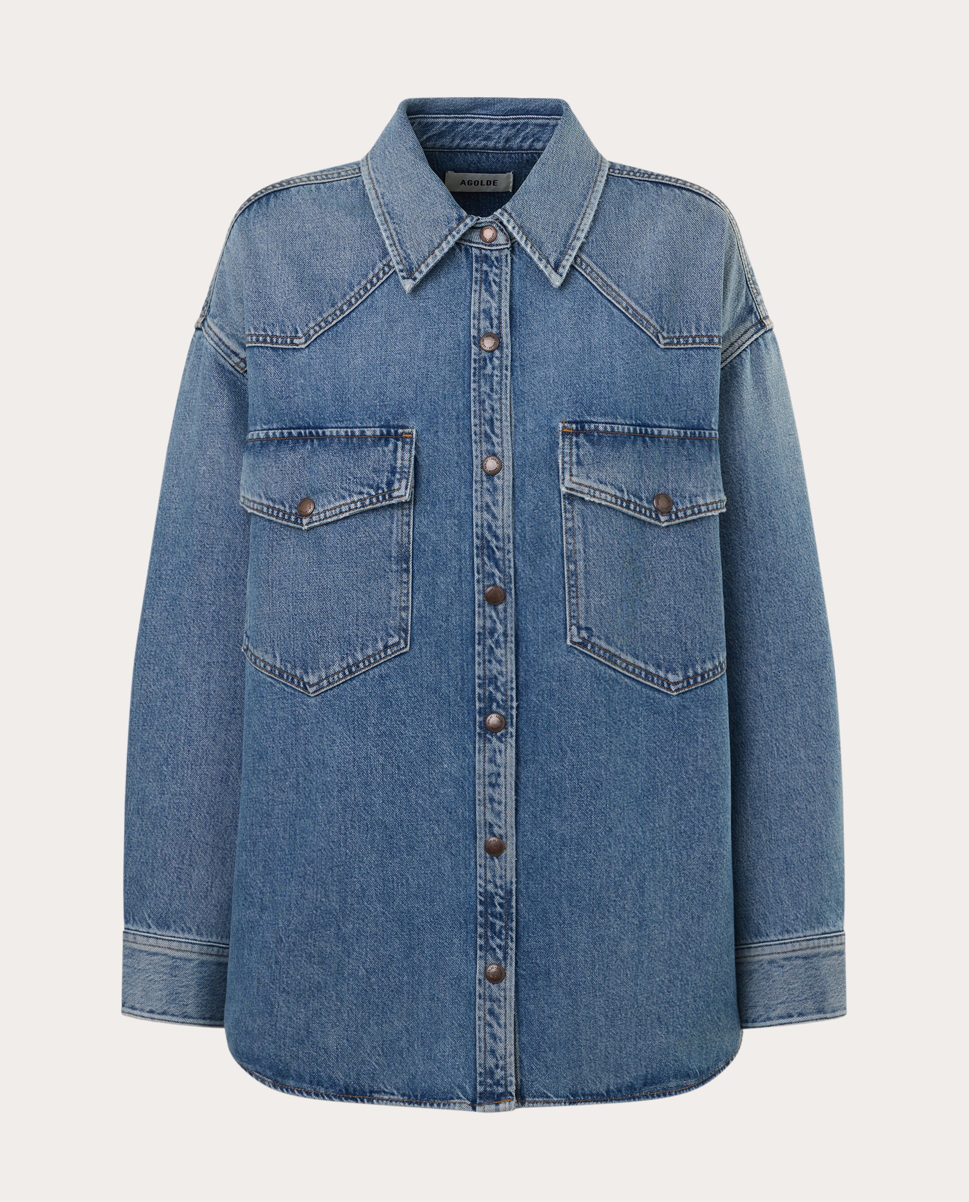 Camisa de Ganga Lotta Azul-1