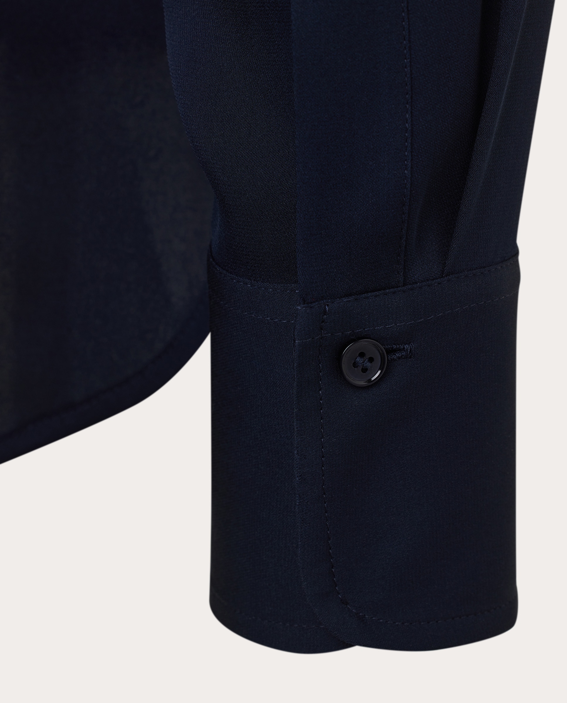 Camisa de seda Azul-escuro-4