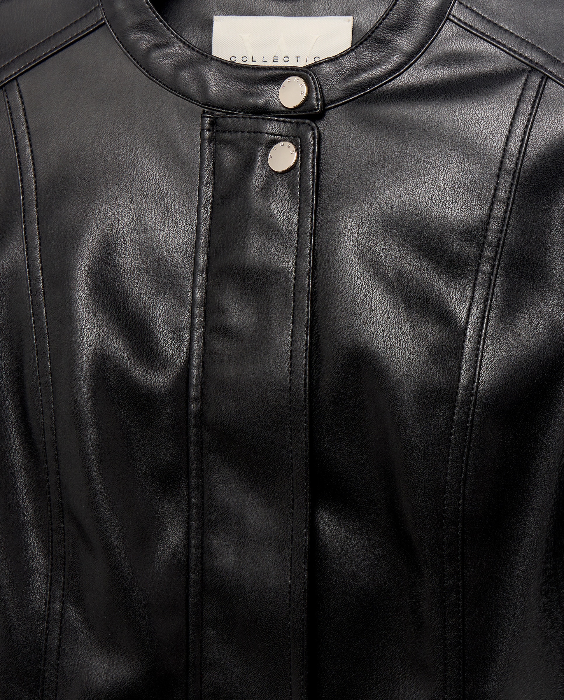 Blusão com Detalhes Dourados Preto-5
