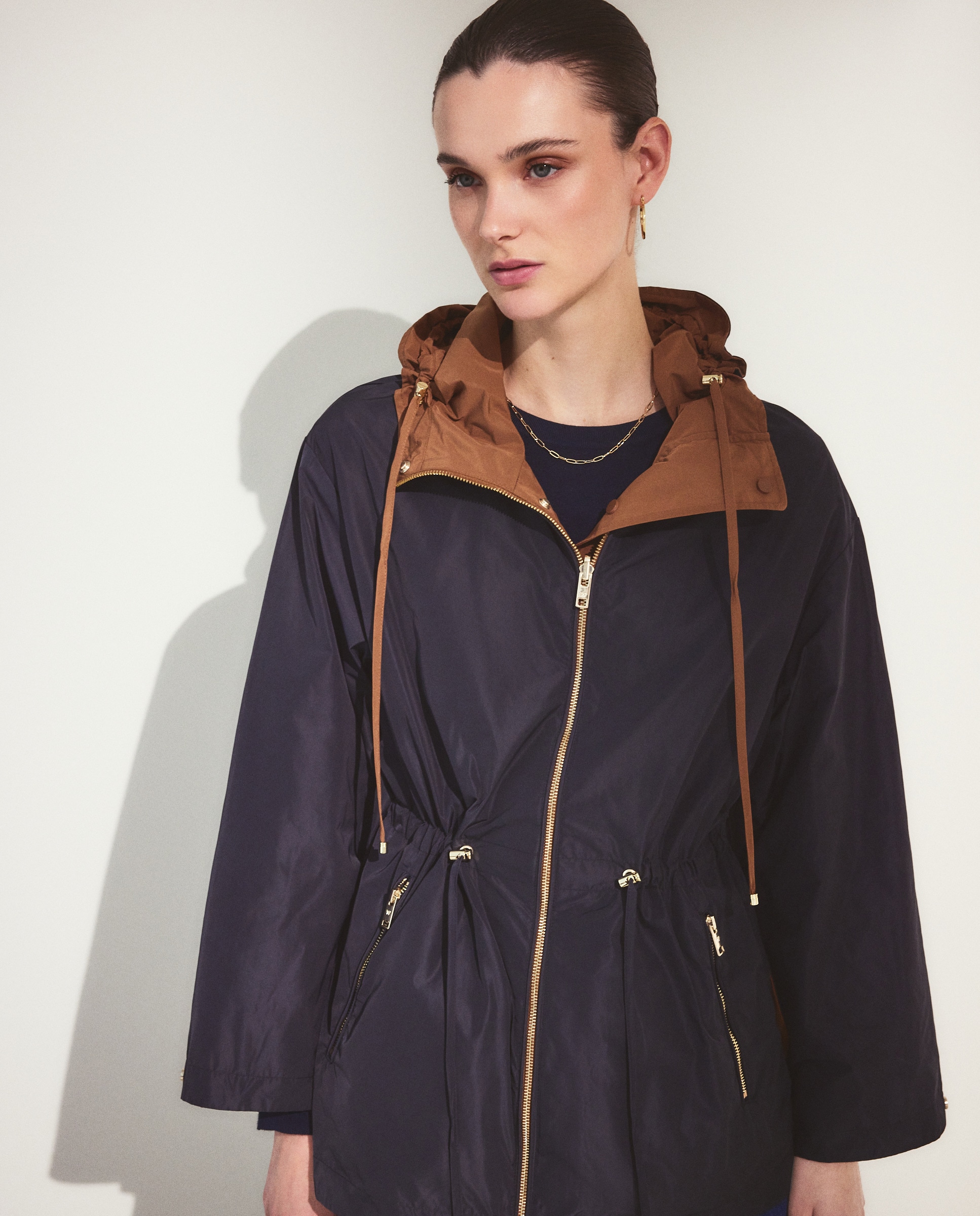 Parka Reversível Azul-marinho-4