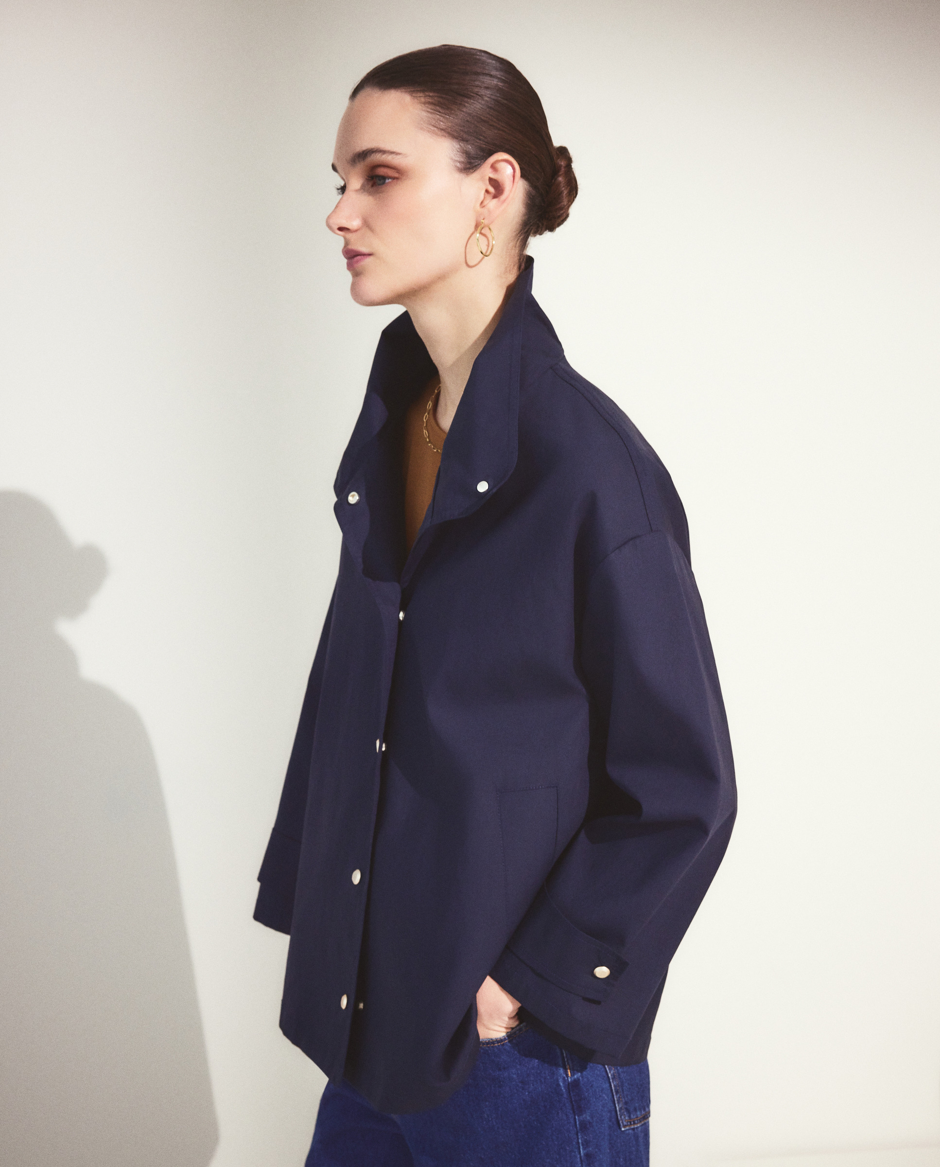 Imagem 0 de Parka para a Chuva com Interior em Contraste