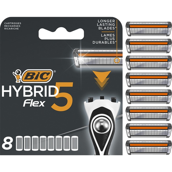 Ersatz-Rasierklinge Hybrid5 Flex Blister 8 Einheiten