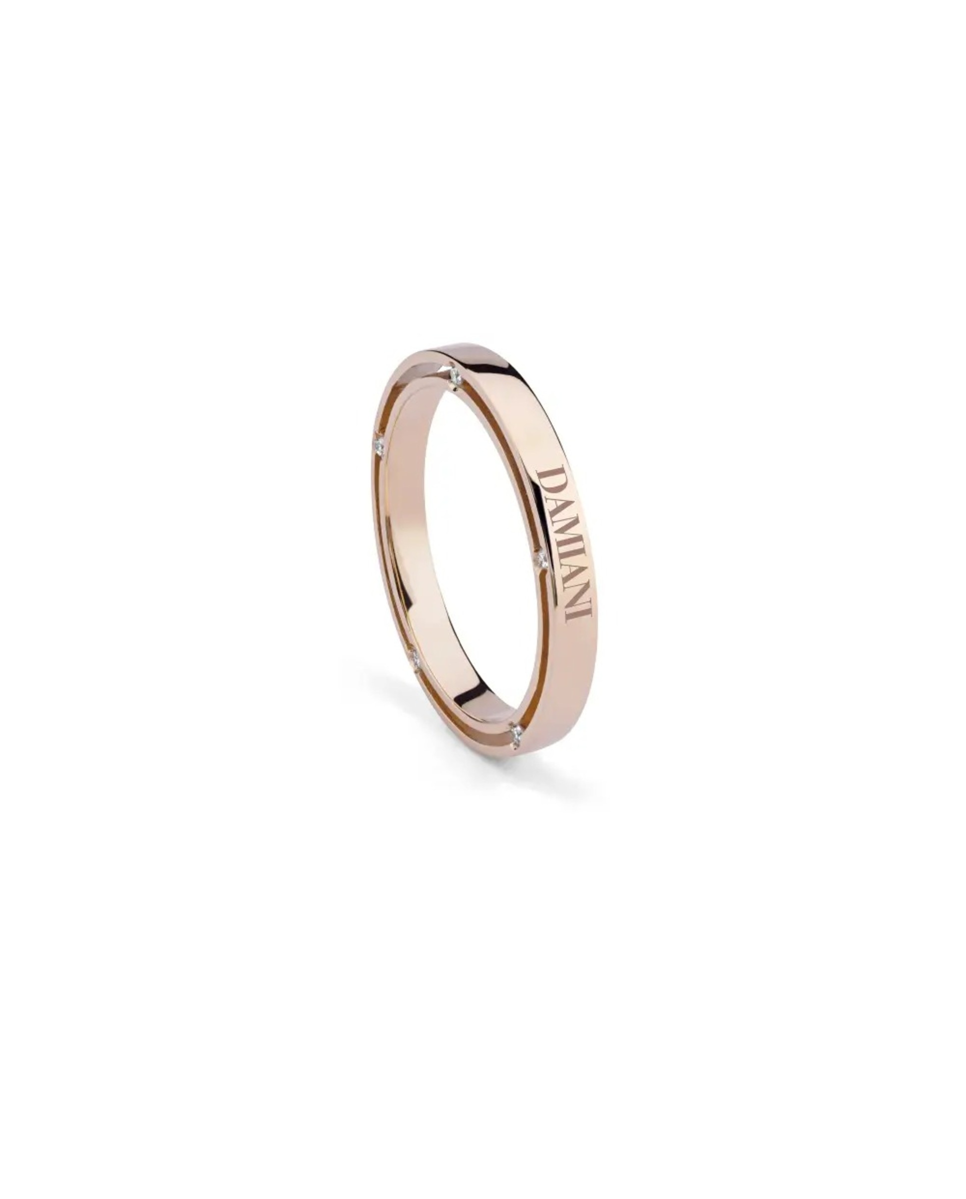 Imagem 0 de Aliança de Casamento de Ouro rosa e Diamantes, 2,50 mm