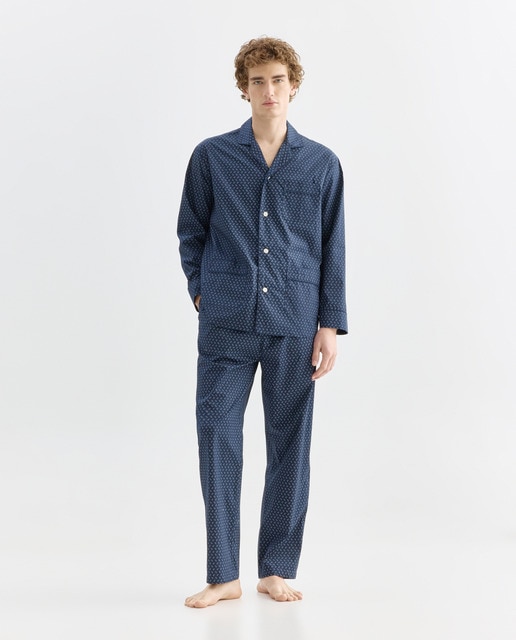 Imagen 0 de Pijama de popelin de hombre tejido pasley