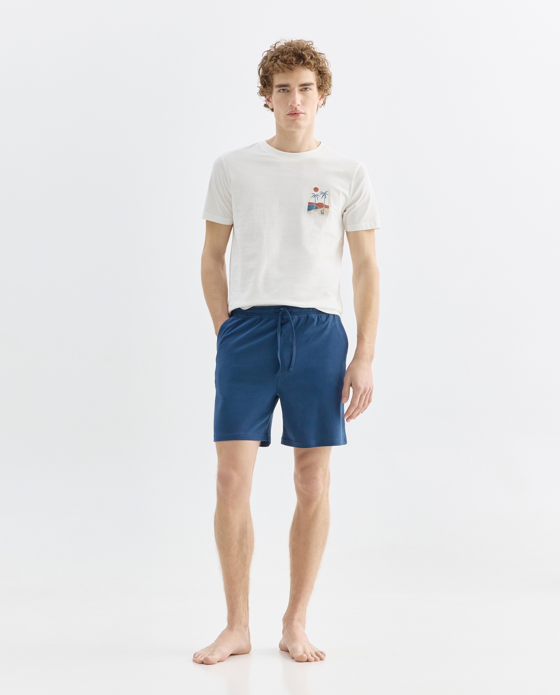 Imagen 0 de Pijama punto hombre corto