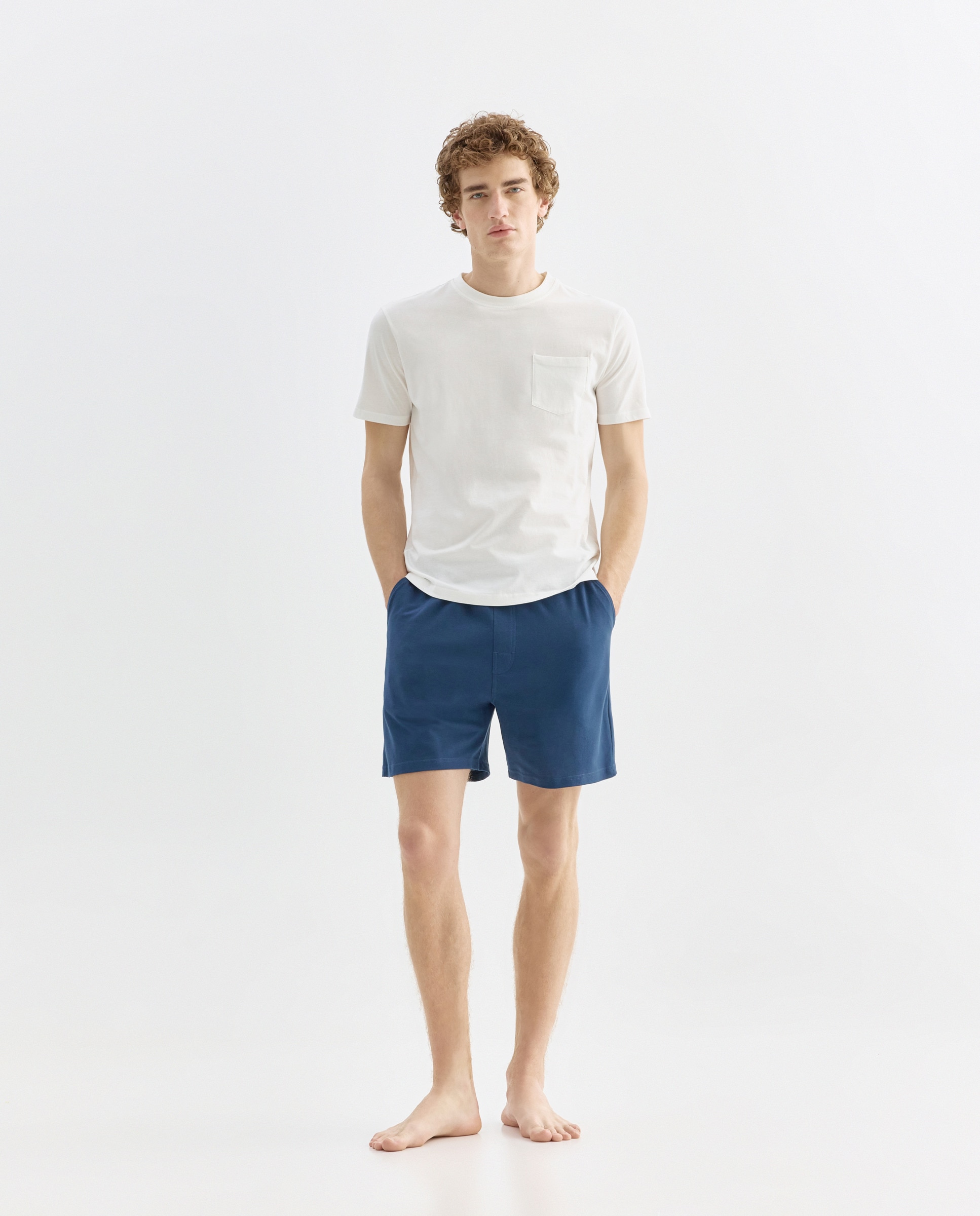 Imagen 0 de Pijama punto hombre pantalon corto piqué