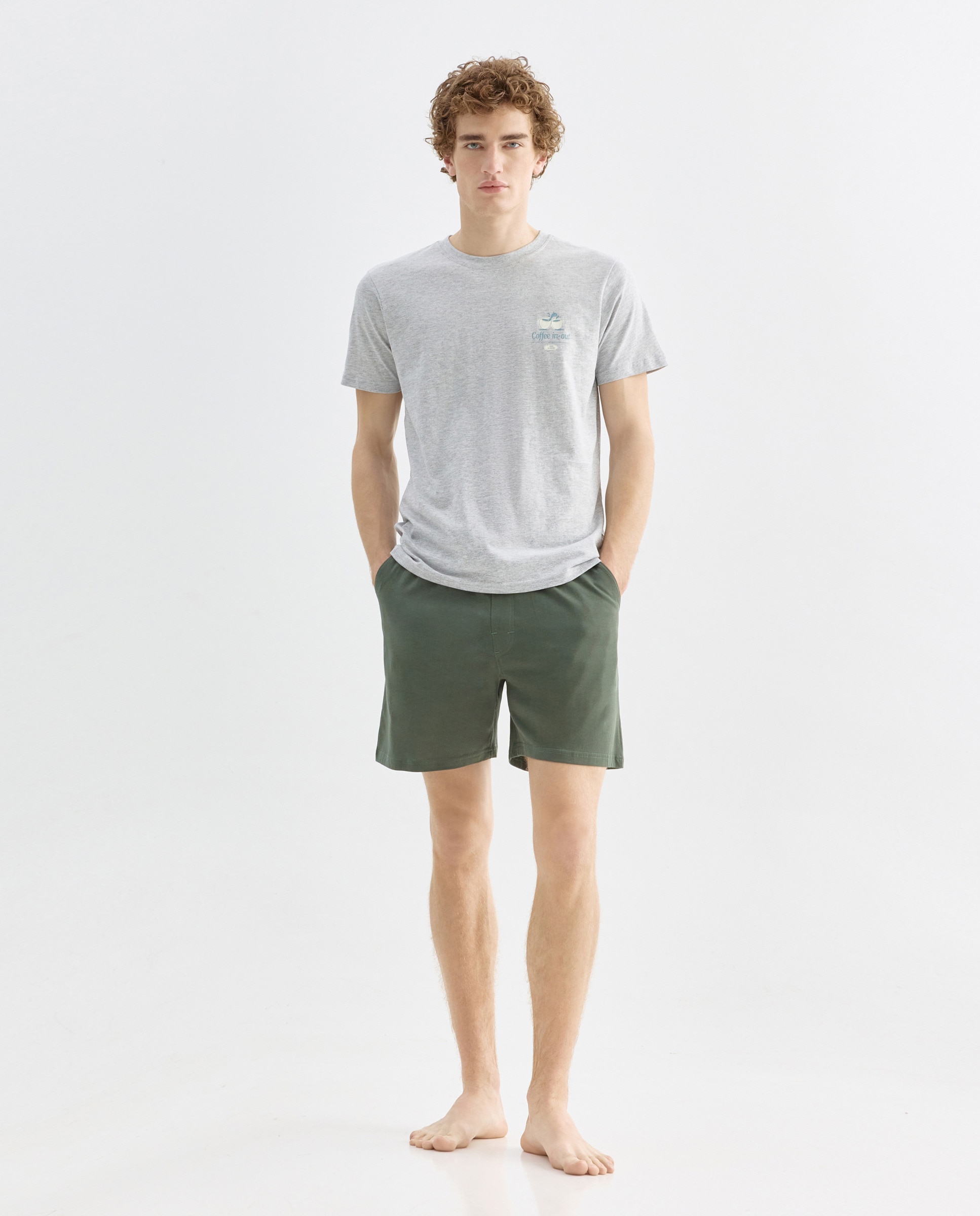 Imagen 0 de Pijama punto hombre corto