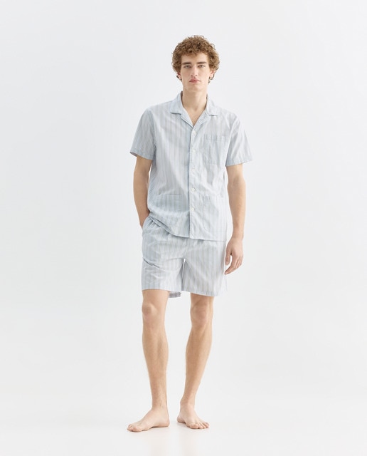 Imagen 0 de Pijama algodón pantalón corto hombre