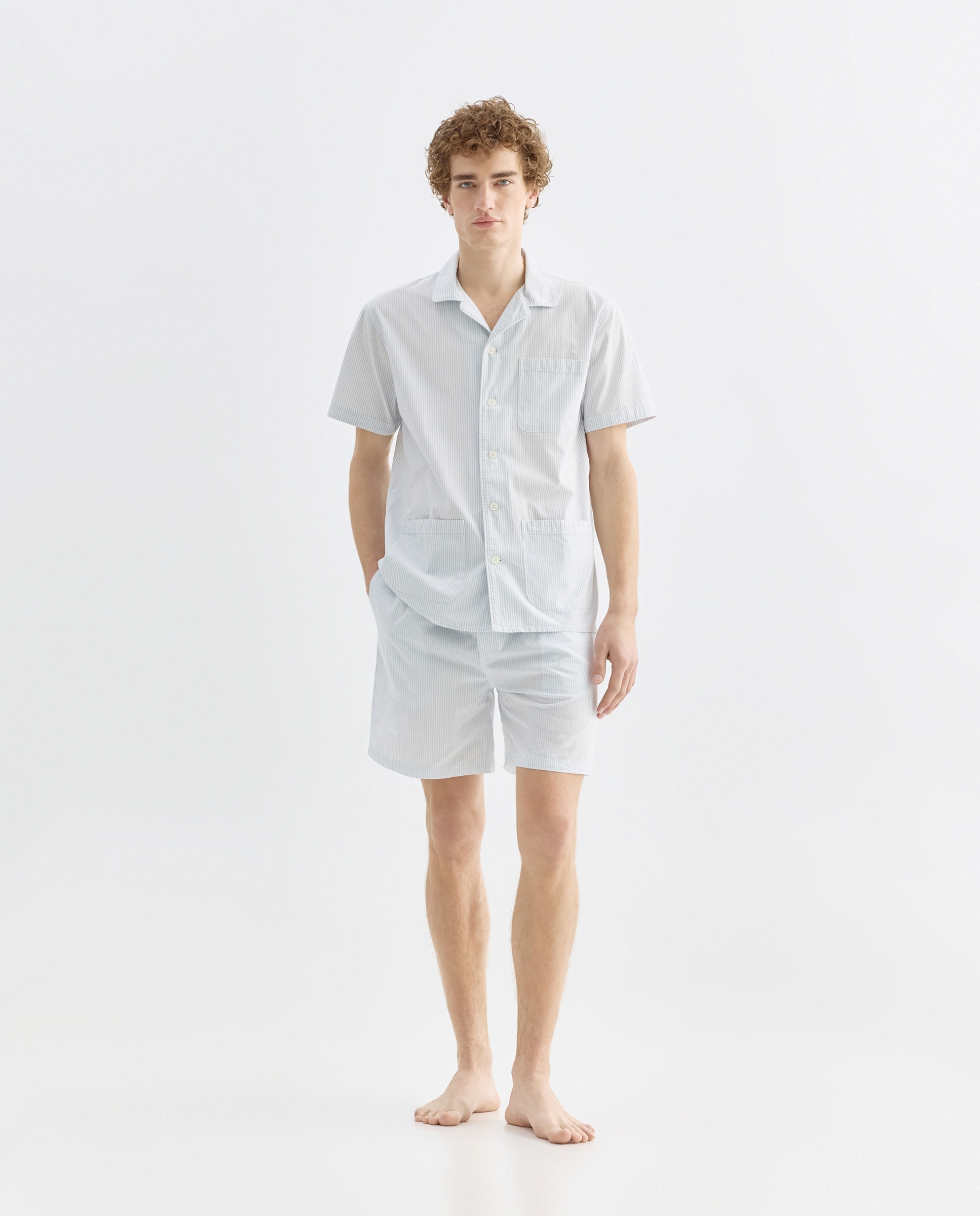 Imagen 0 de Pijama algodón pantalón corto hombre