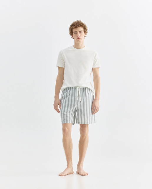 Imagen 0 de Pijama hombre combinado corto algodón
