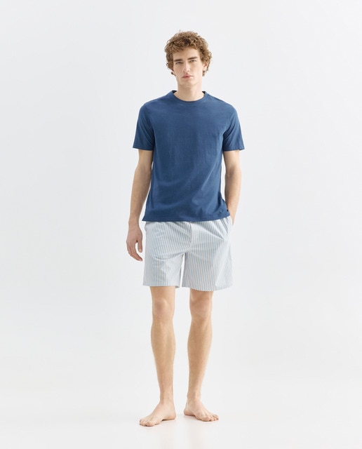 Imagen 0 de Pijama hombre combinado corto algodón