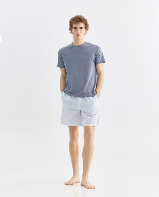 Imagen 0 de Pijama hombre combinado corto algodón
