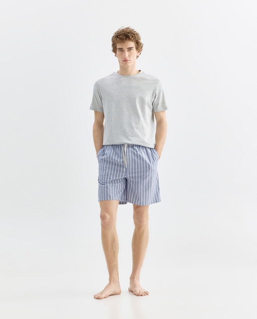 Imagen 0 de Pijama hombre combinado corto algodón