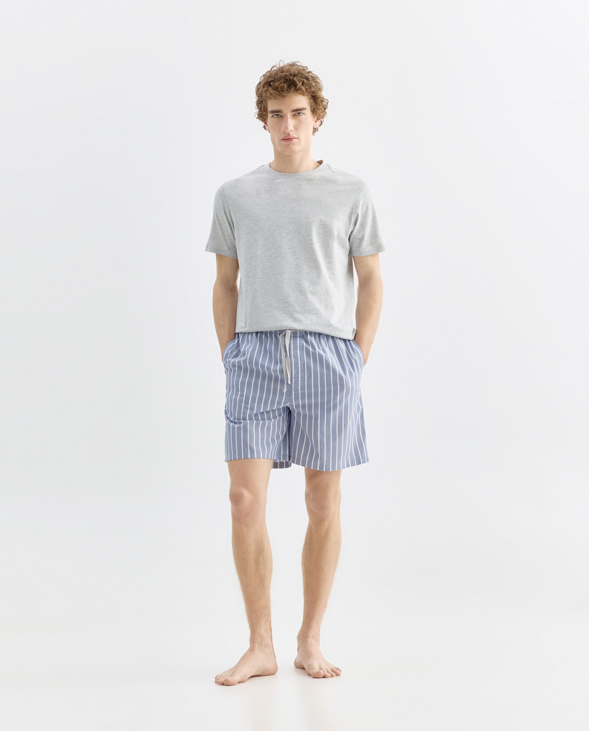 Imagen 0 de Pijama hombre combinado corto algodón