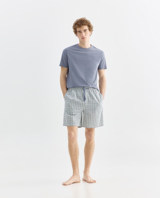 Imagen 0 de Pijama hombre combinado corto algodón