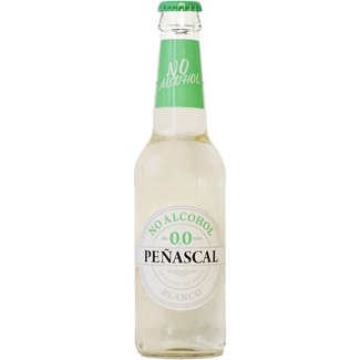 vino blanco 0,0 alcohol botella 33 cl - Peñascal