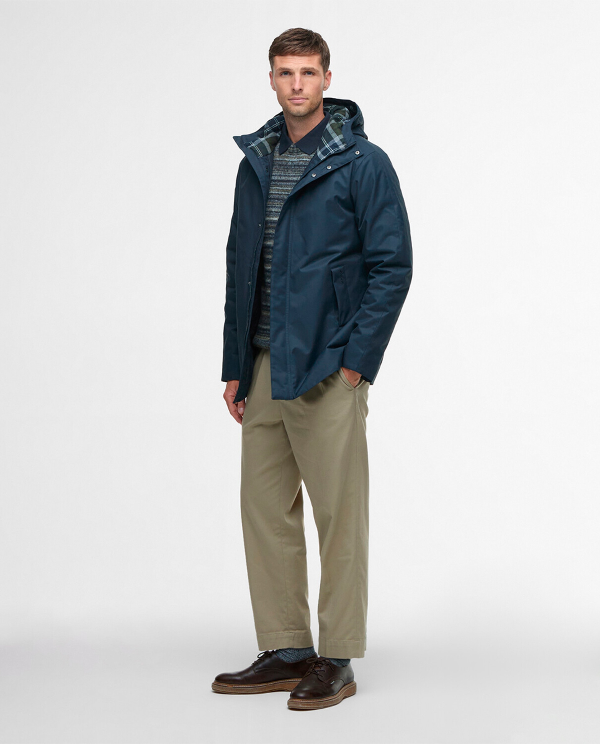 Barbour Acronジャケット ネイビー UK8 Barbour Acronジャケット