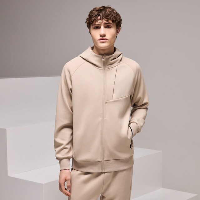 Imagem 0 de Sweatshirt Aberta de Viscose com Capuz Sportcasual de Homem