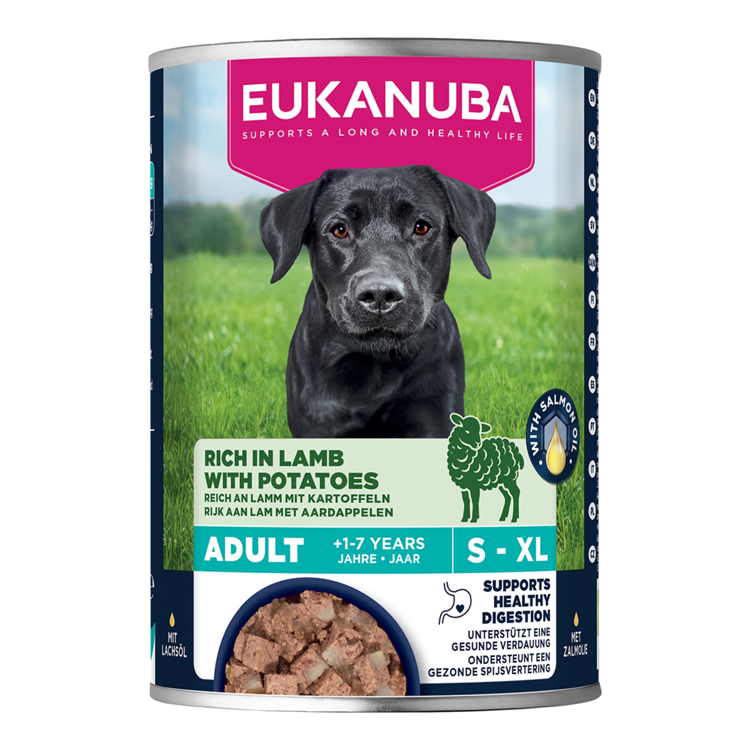 Imagen 0 de Comida húmeda para perros adultos Eukanuba cordero con patatas 400 g
