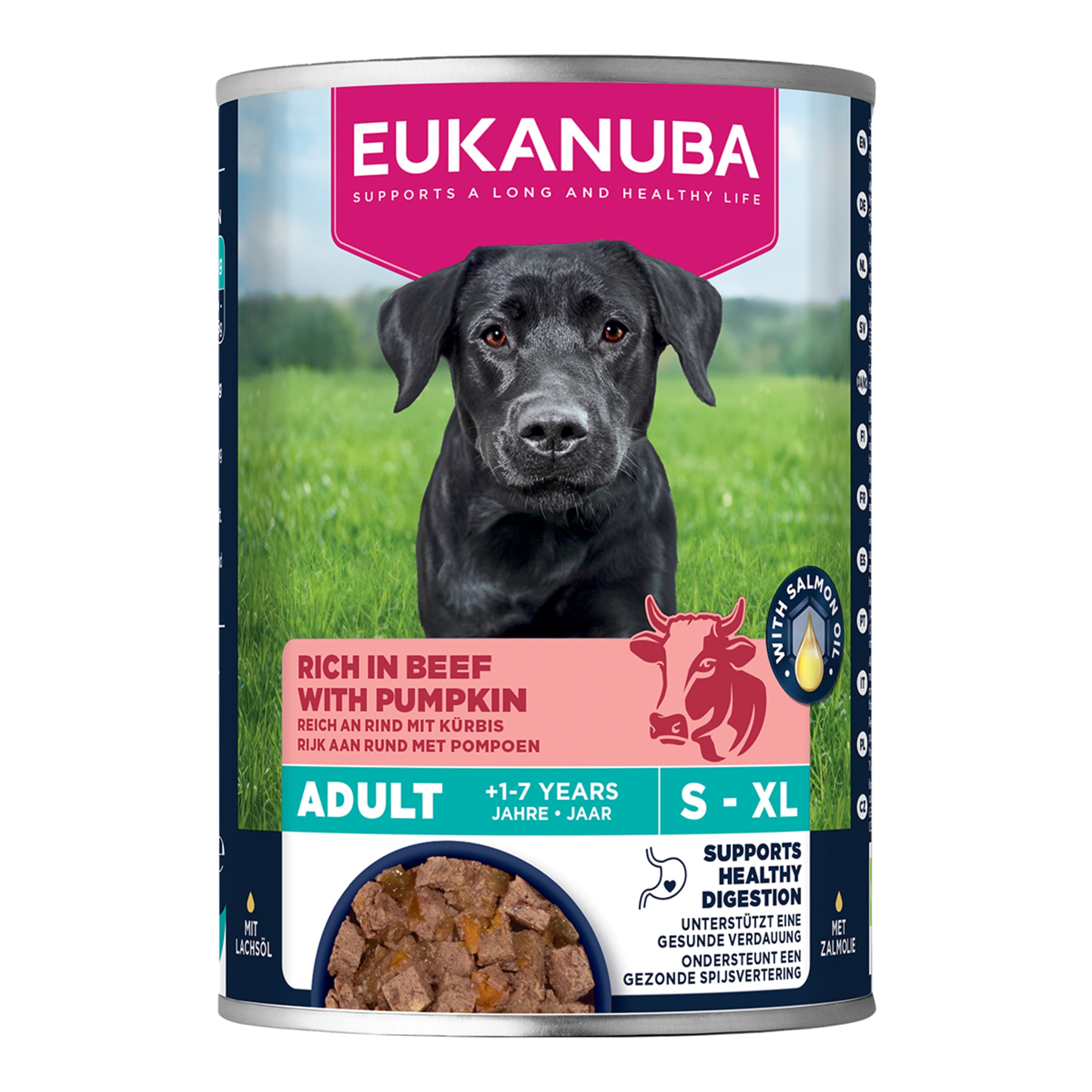 Imagen 0 de Comida húmeda para perros adultos Eukanuba ternera con calabaza 400 g