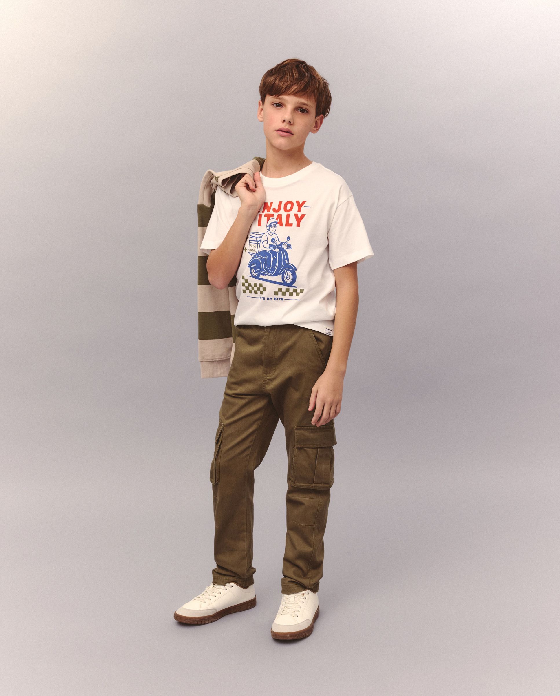 Imagem 0 de Calças Cargo com Elásticos