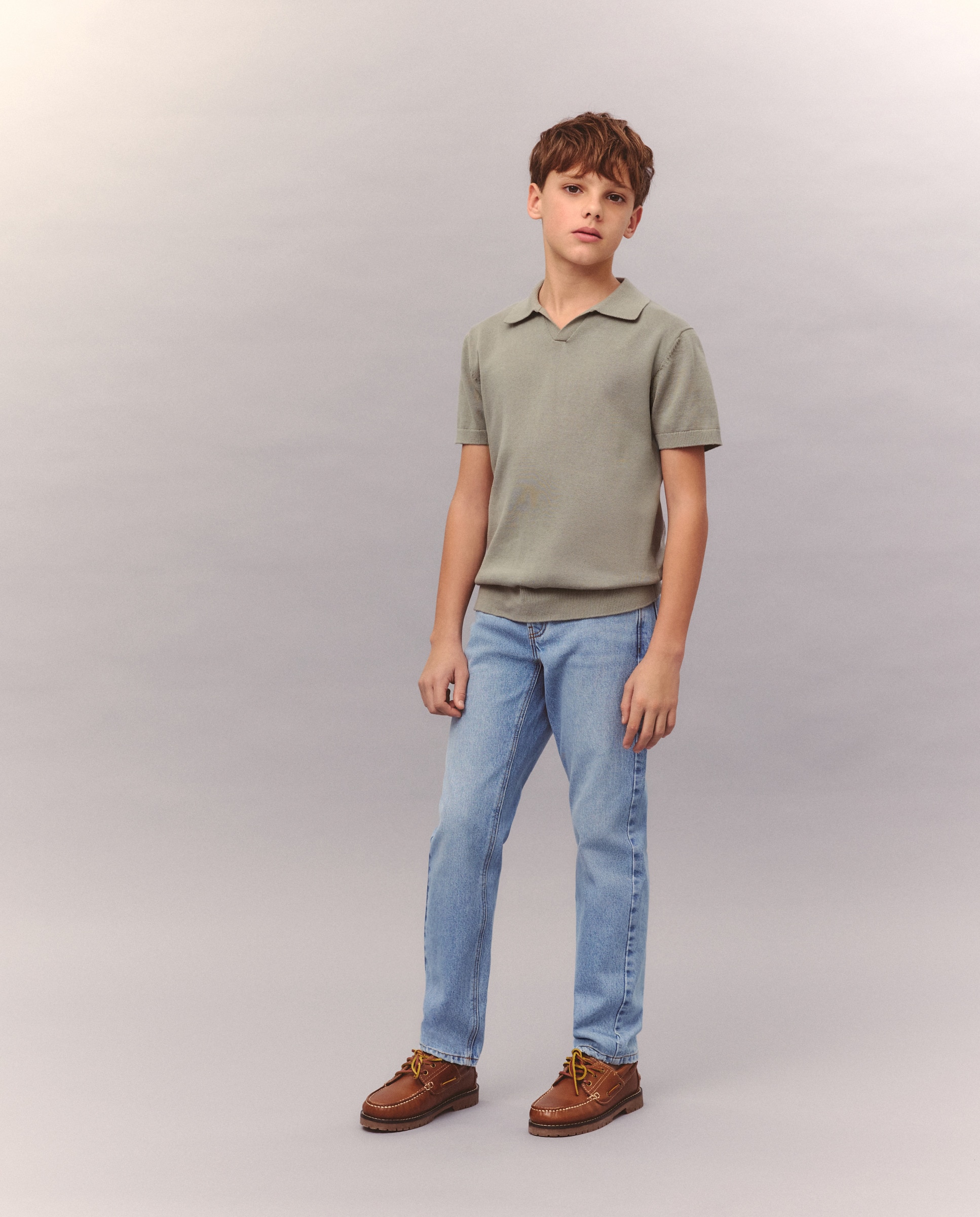 Jeans Straight Kids El Corte Inglés 490 Petróleo-1