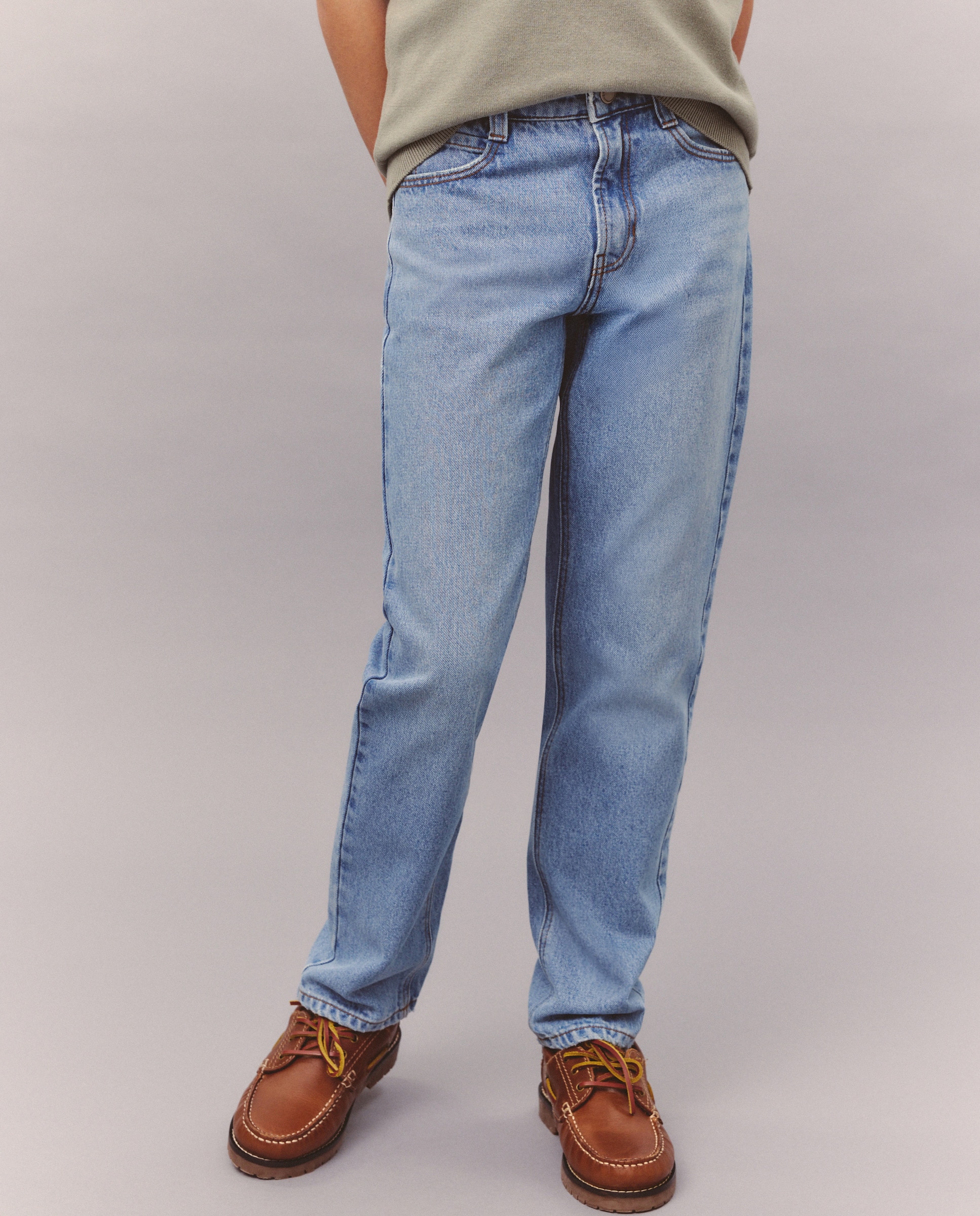 Jeans Straight Kids El Corte Inglés 490 Petróleo-2