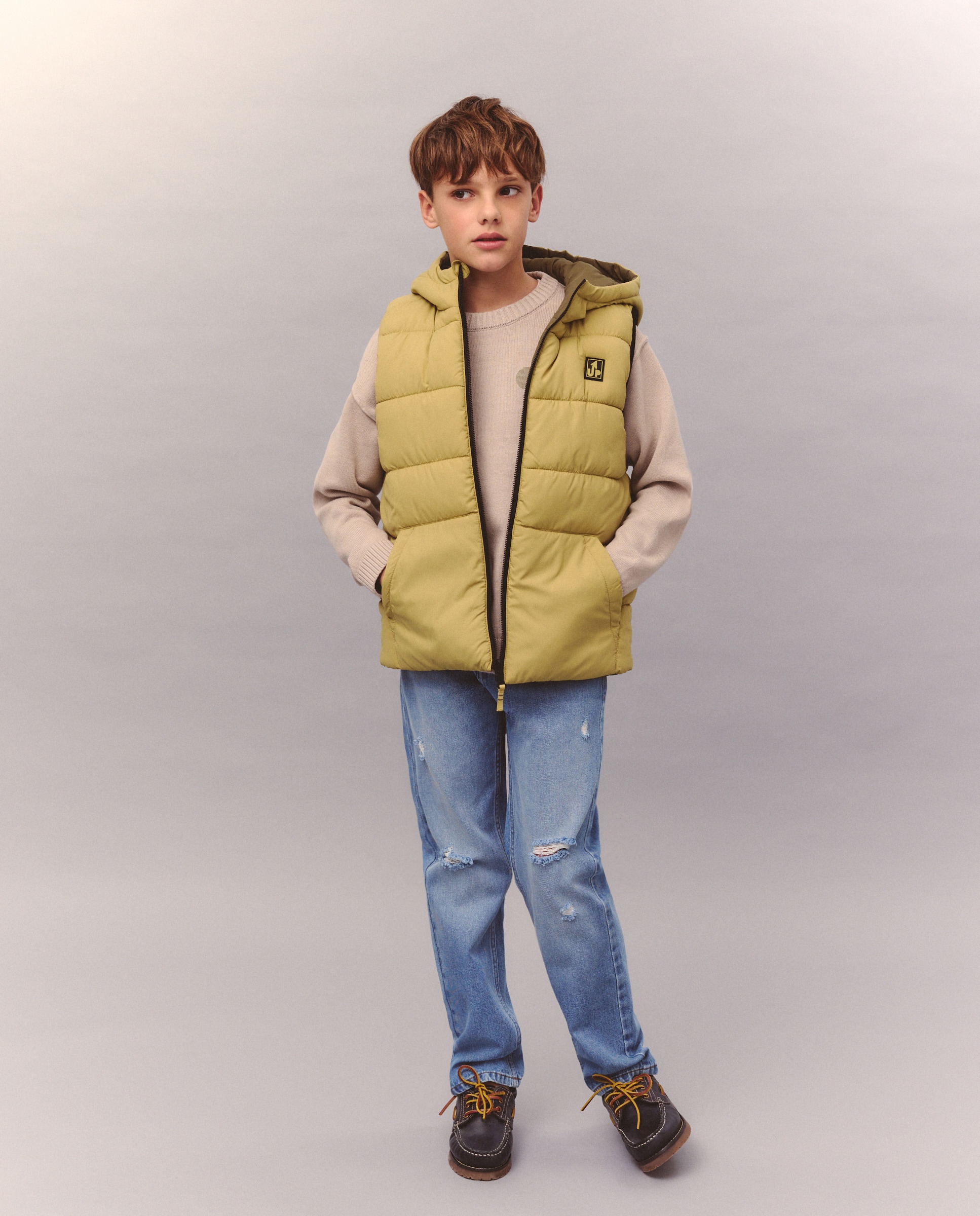 Colete Reversível com Capuz Kids El Corte Inglés Multicolor-2