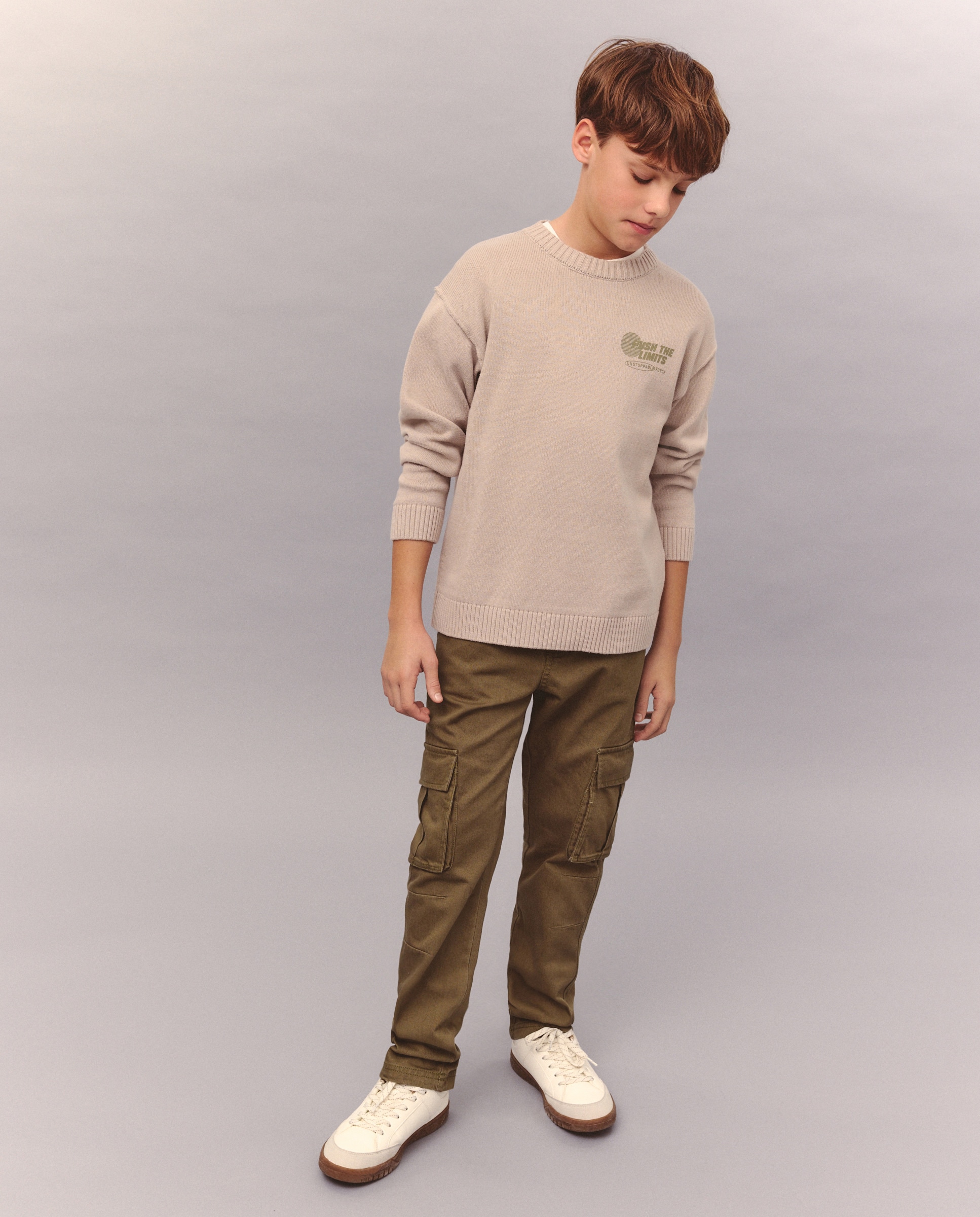 Camisola de Malha com Fantasia Kids El Corte Inglés Castanho-1