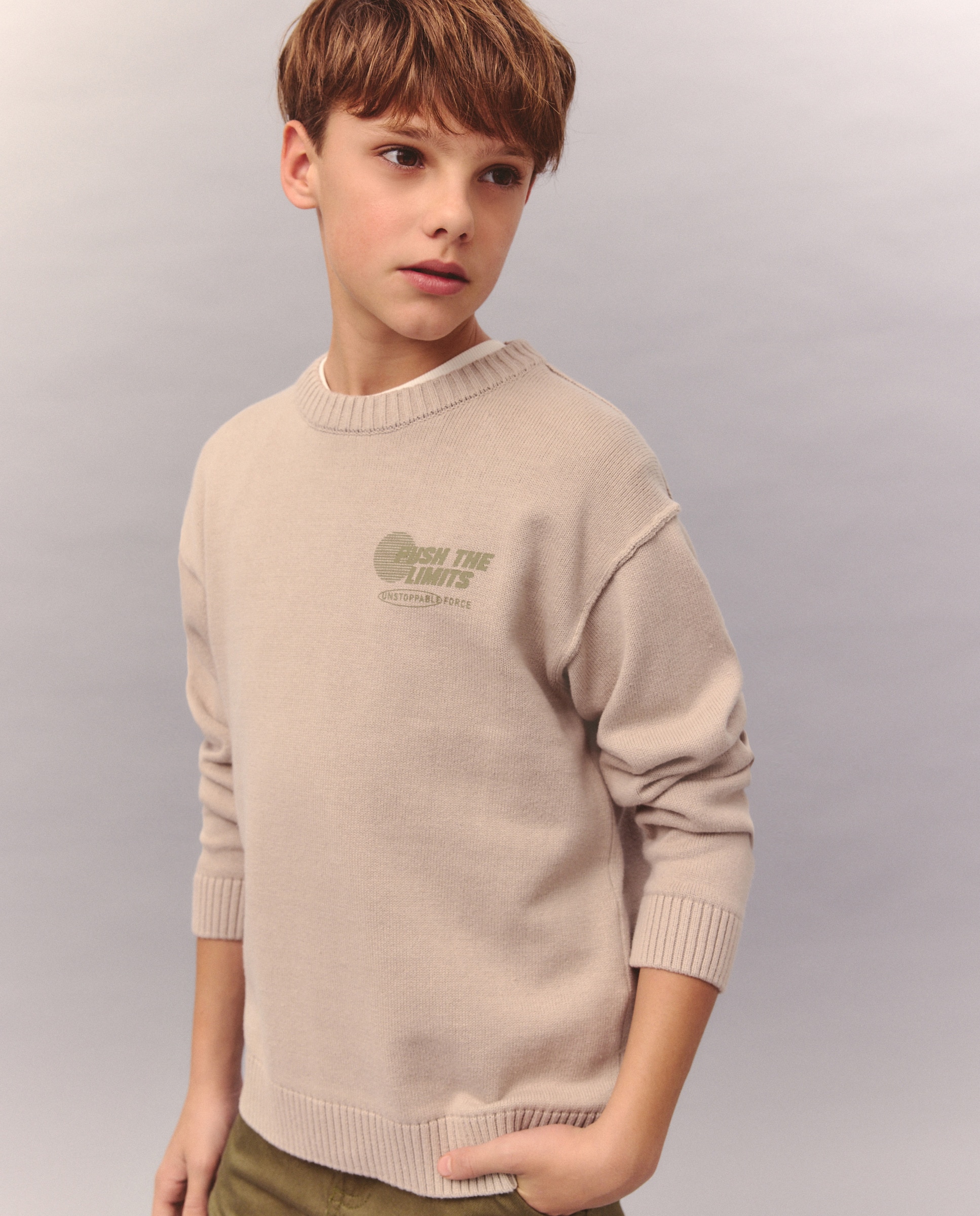 Camisola de Malha com Fantasia Kids El Corte Inglés Castanho-4