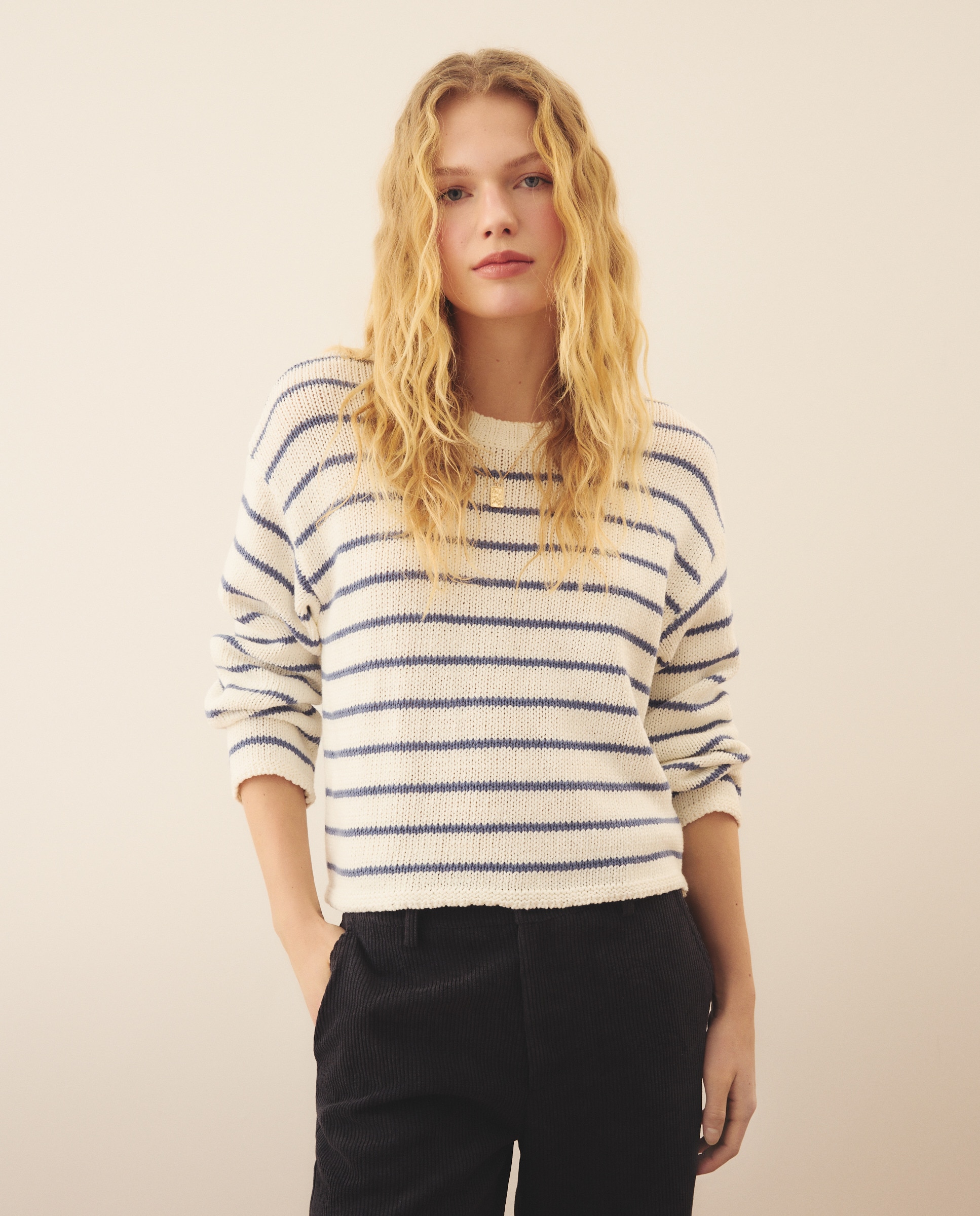 Imagem 0 de Camisola de Malha Curta com Fitas