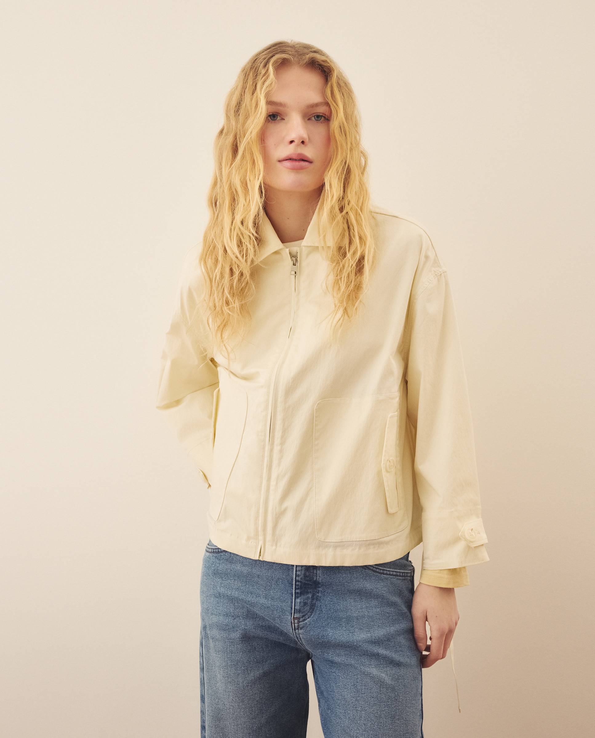 Imagem 0 de Parka Oversize com Fecho de Correr