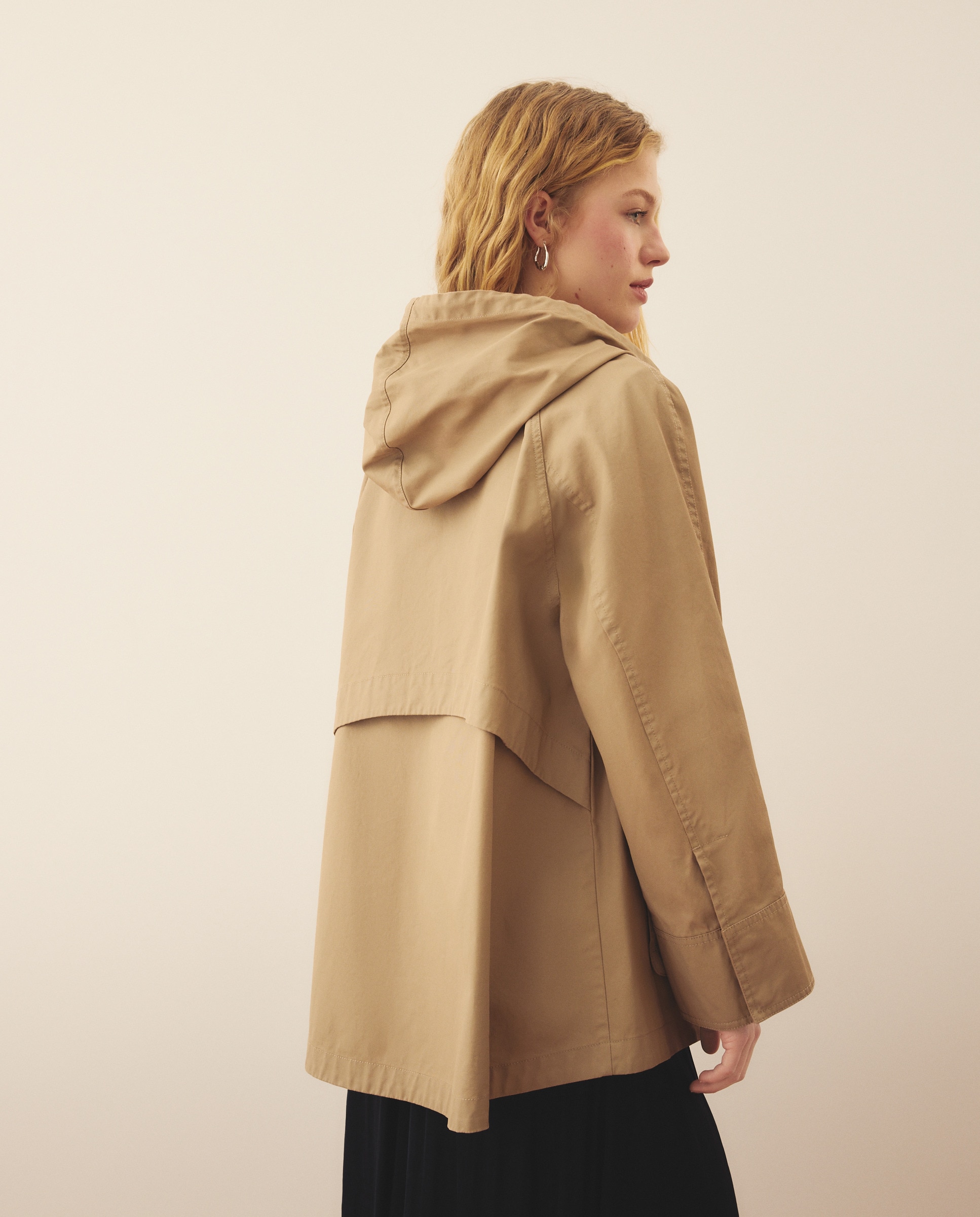 Parka Técnica para a Chuva 730 Camel-3